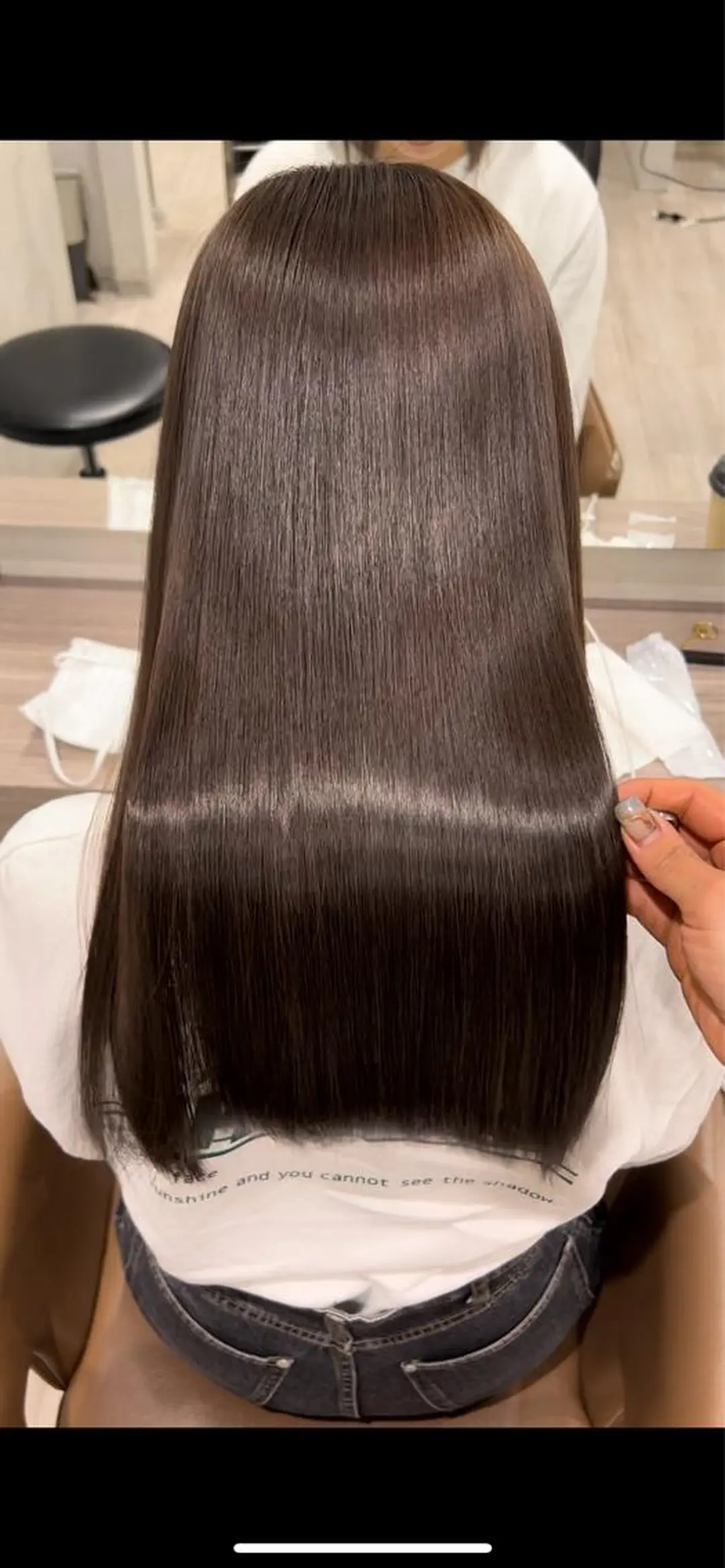 セミロング 高橋 かのんのヘアスタイル
