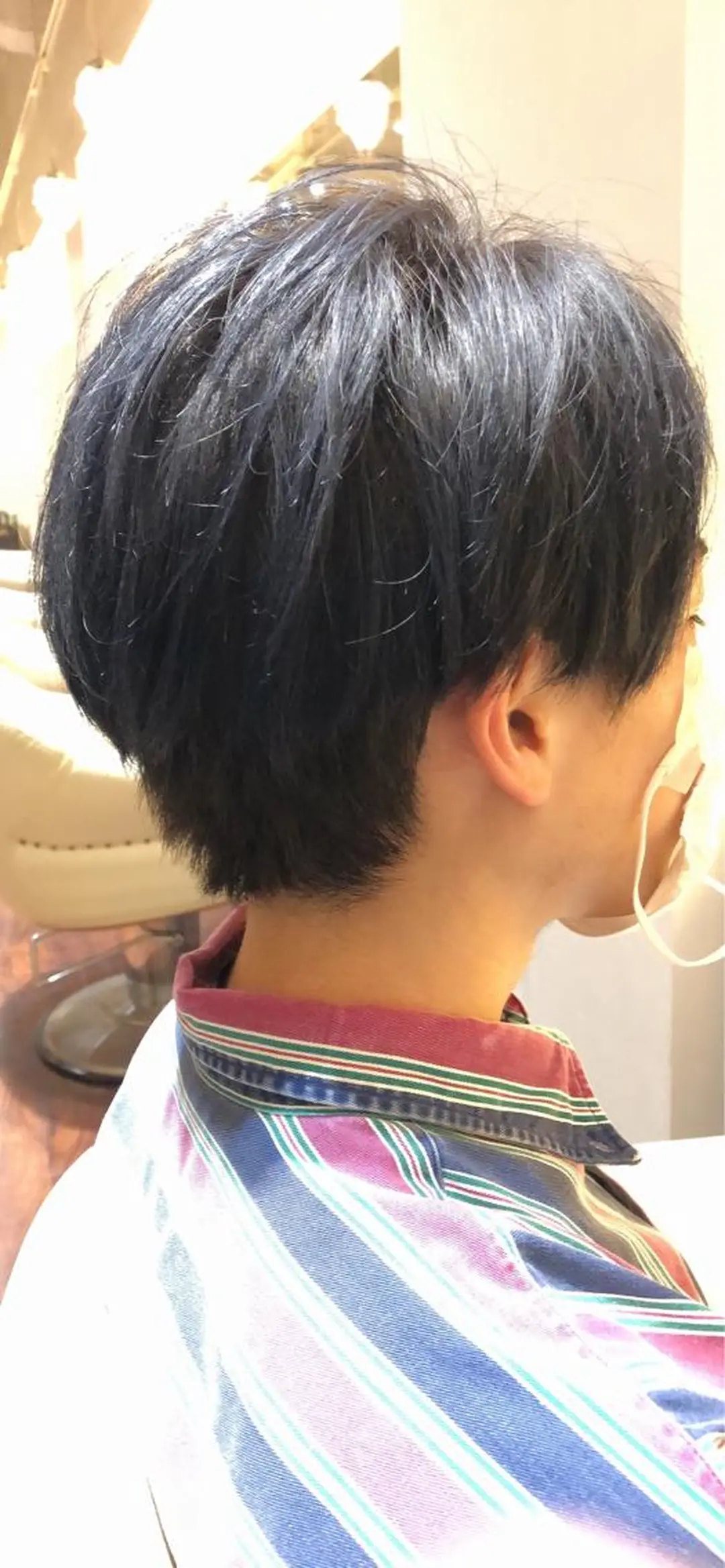 ショート カラー メンズ ネイビーカラー CoCooN satoshiのヘアスタイル