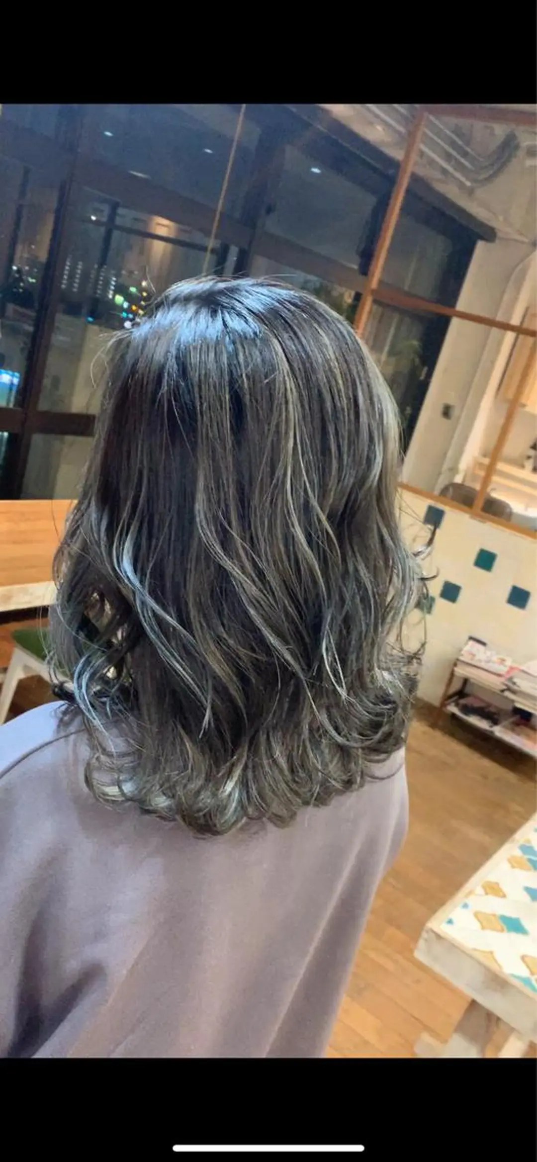 カラー バレイヤージュ ハイライトカラー Beyond（kitaro）所属・石井辰功也 フリーランス美容師のヘアスタイル