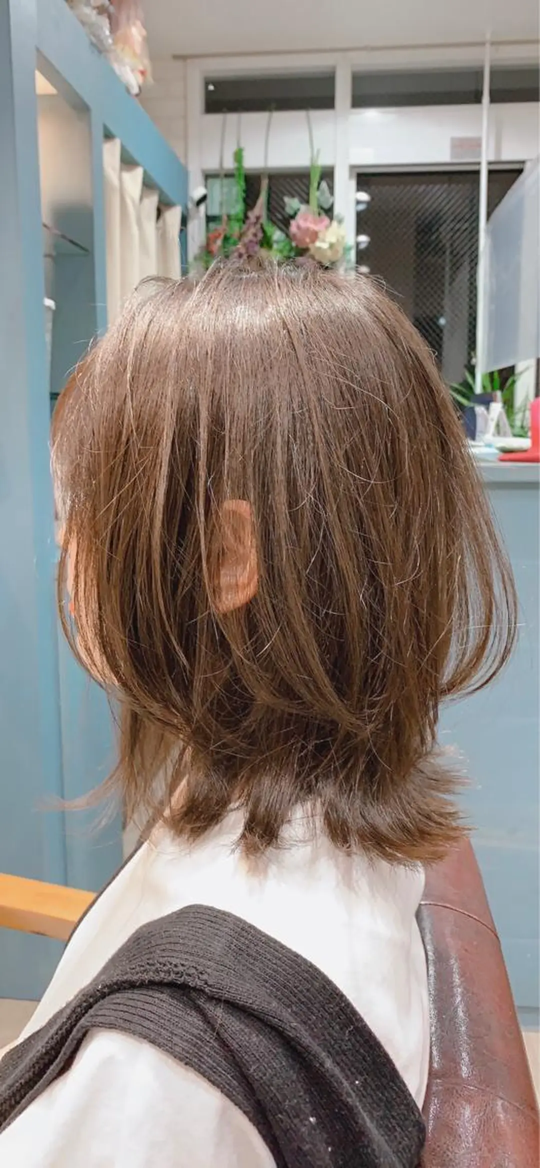 ミディアム カラー レイヤーカット 外ハネヘア Blossom大塚 ディレクター永野のヘアスタイル