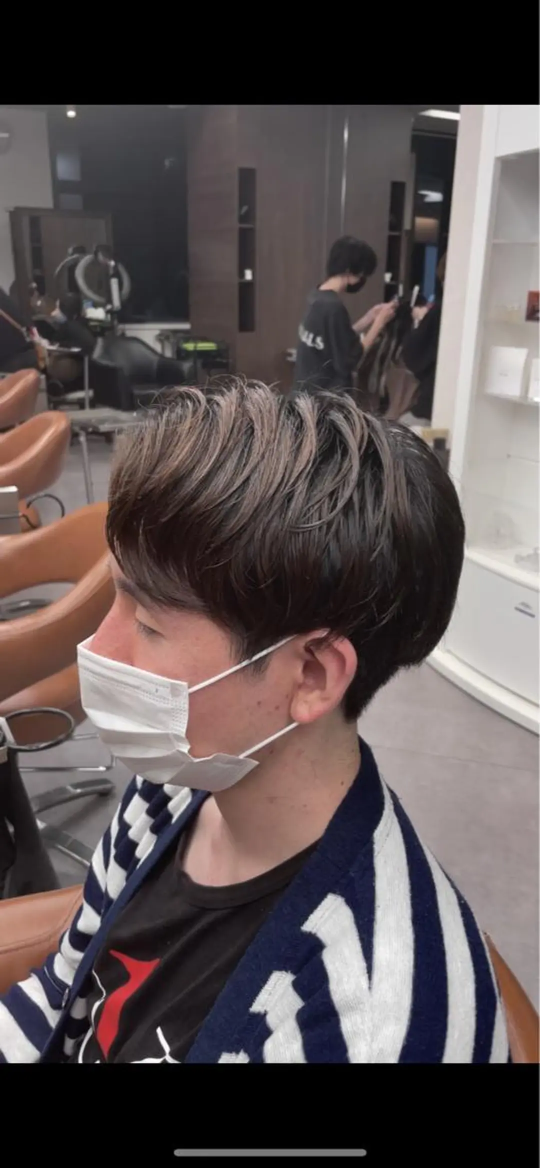 ショート パーマ メンズ 髪質改善、癖毛直し 縮毛矯正指名No.1のヘアスタイル