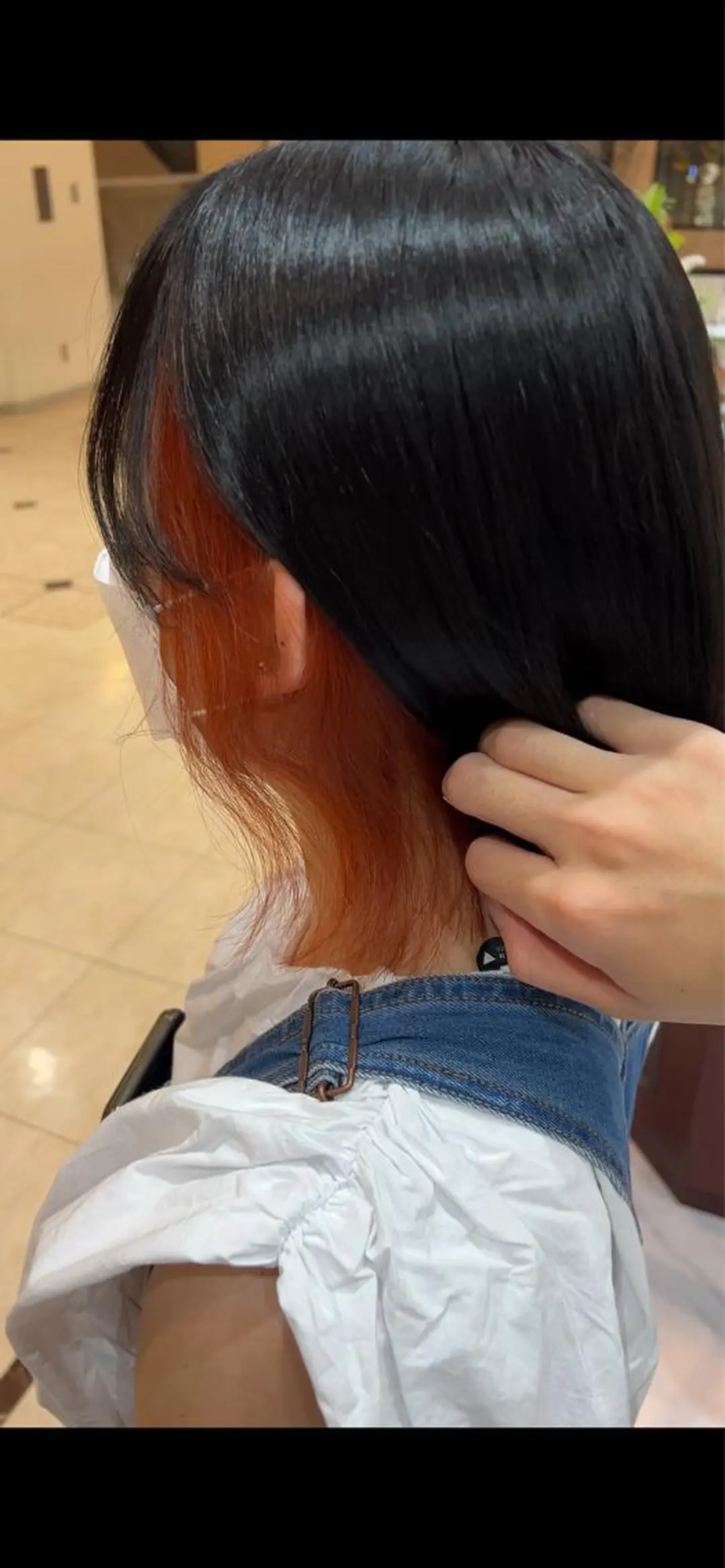 ショート あんどう ゆうかのヘアスタイル