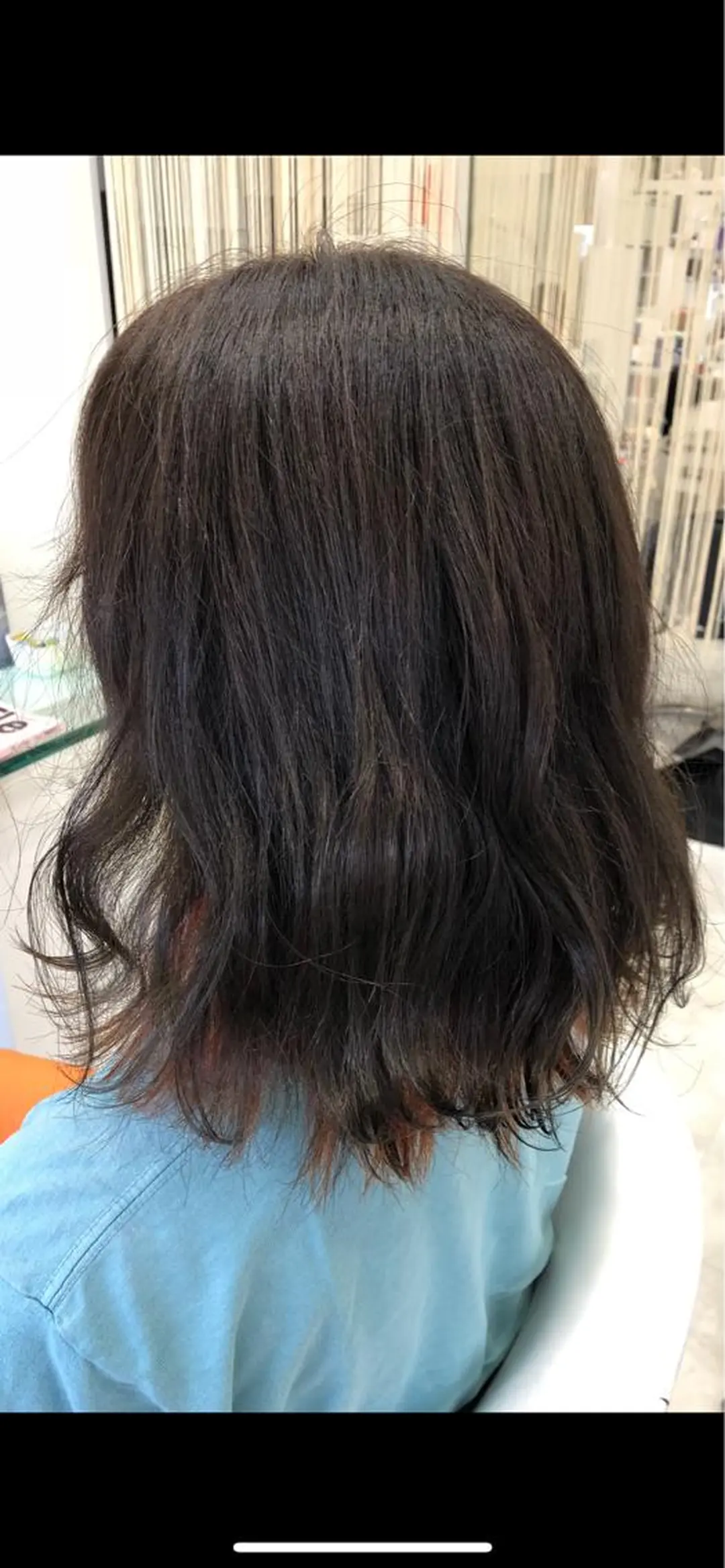セミロング カラー グレージュ インナーカラー hair Freak所属・佐藤 祥太のヘアスタイル
