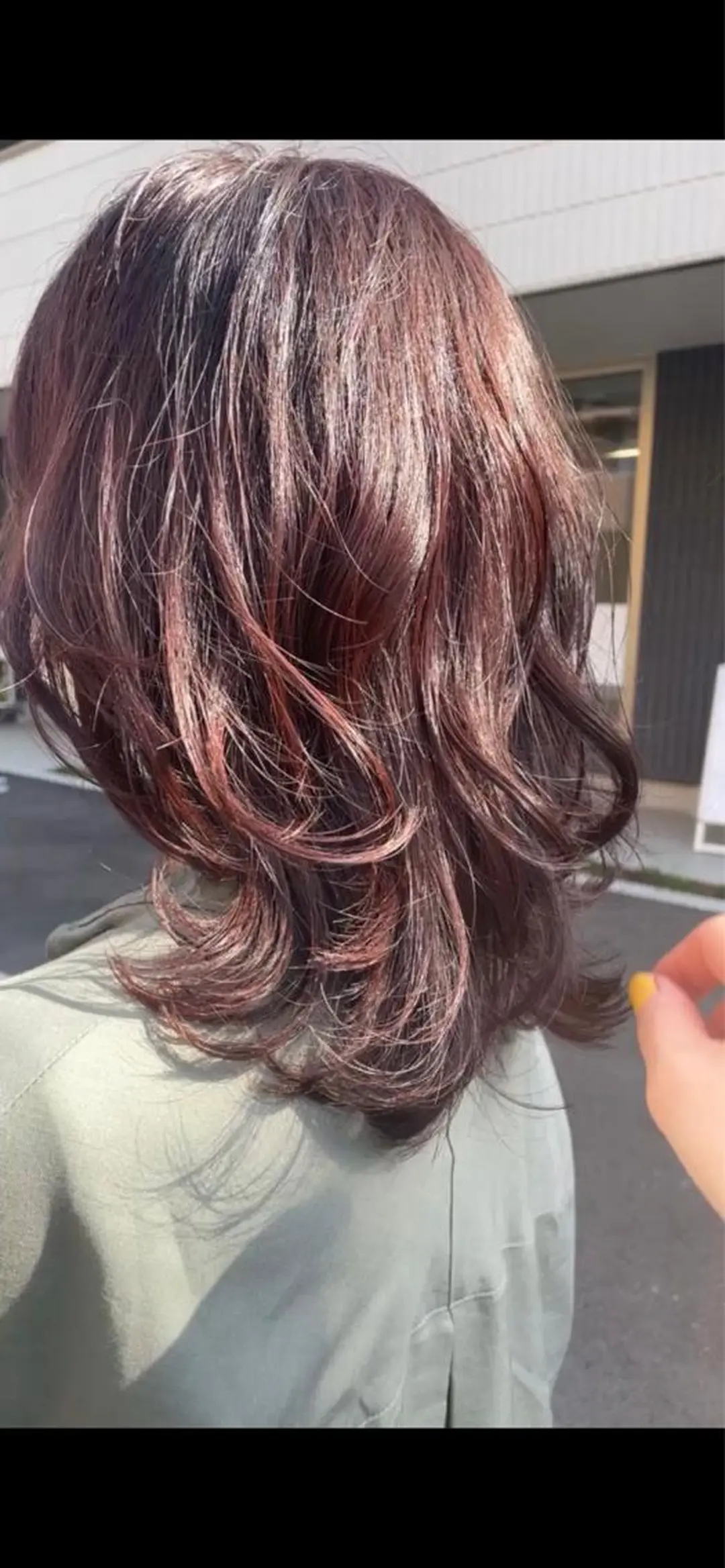 ミディアム kotona フジイのヘアスタイル