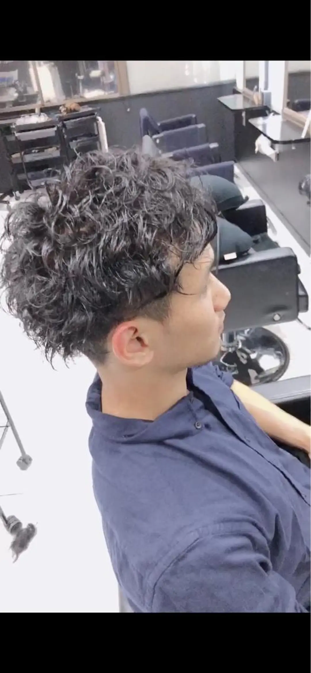 メンズ メンズパーマ 🦖店長🦖pino #しのだスペシャルのヘアスタイル