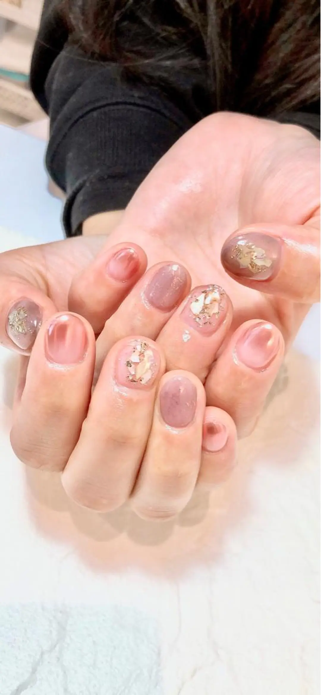 ショート カラー キッズ ネイル マツエク・マツパ ハンドネイル ハンドケア 💎ビューティサロン 湘南 RIRAN💎のネイルデザイン