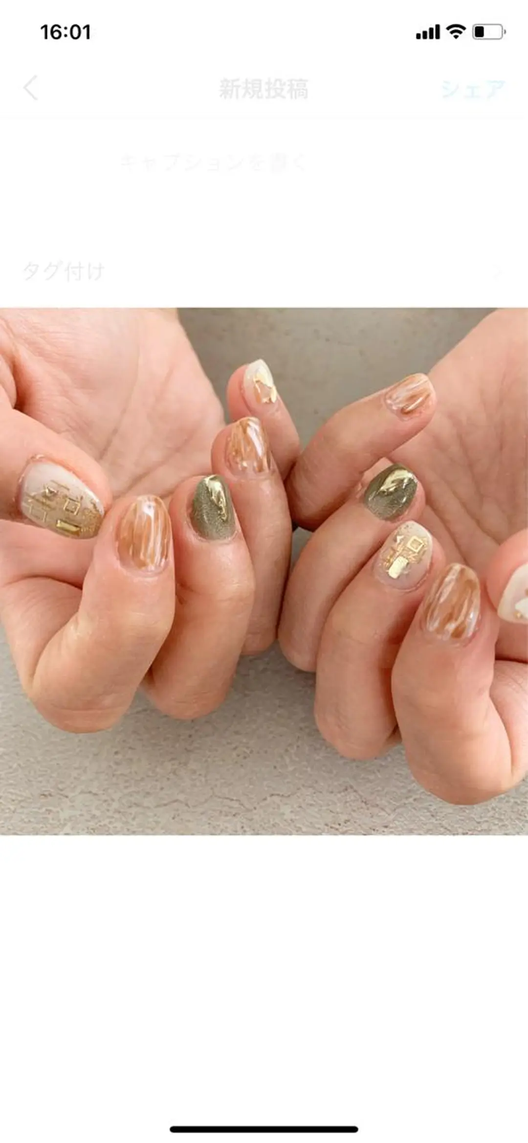 ネイル ニュアンスネイル ハンドネイル nail room  cuore所属・松尾 典子のネイルデザイン