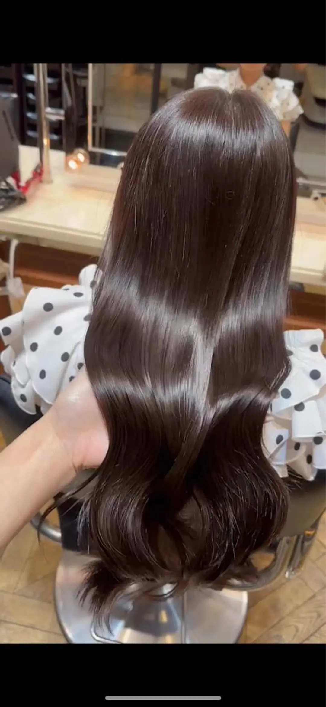 ロング カラー ブラウンカラー グレージュ カット ヘアカラー トリートメント BEBE所属・ブリーチなし 透明感カラーKANAのヘアスタイル