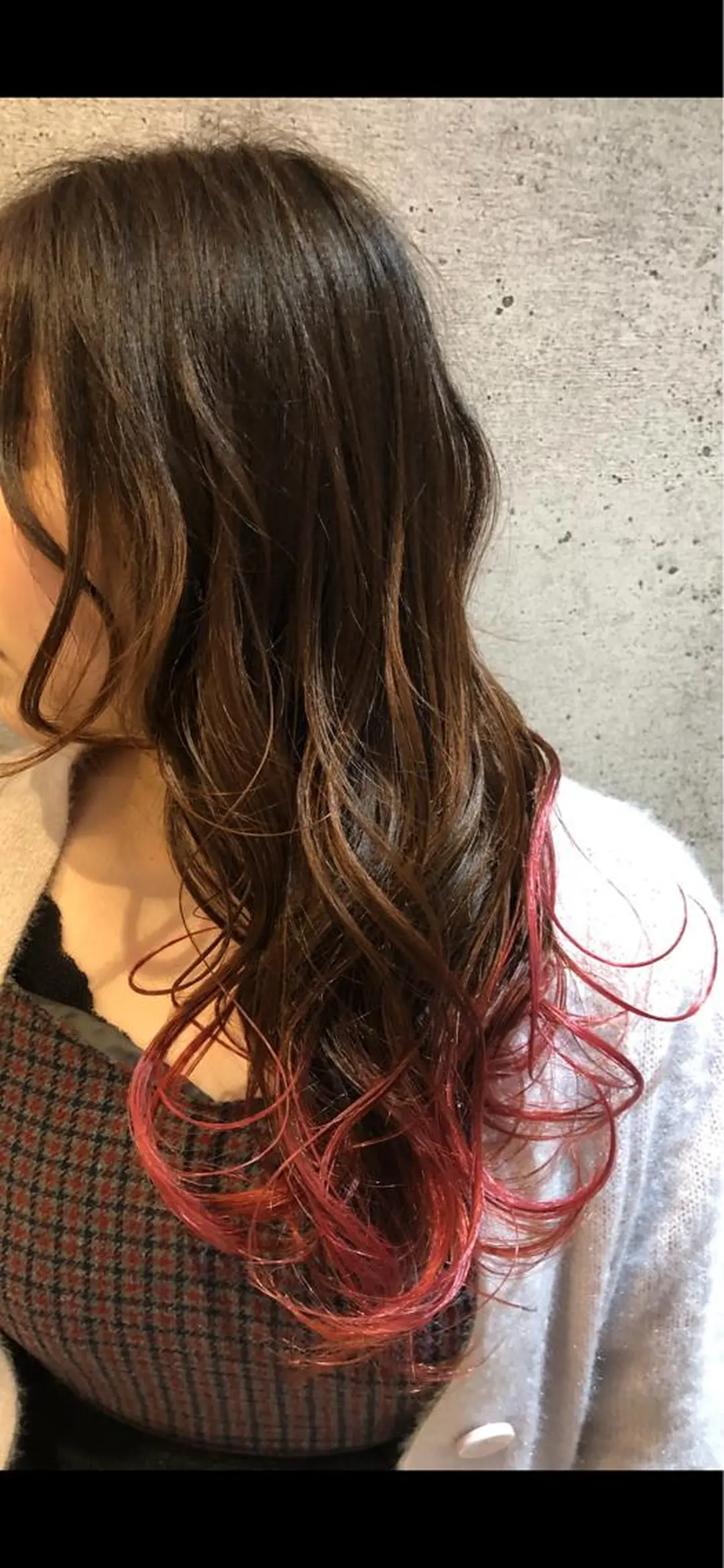 ロング カラー カット ヘアカラー トリートメント 久保 敏之のヘアスタイル
