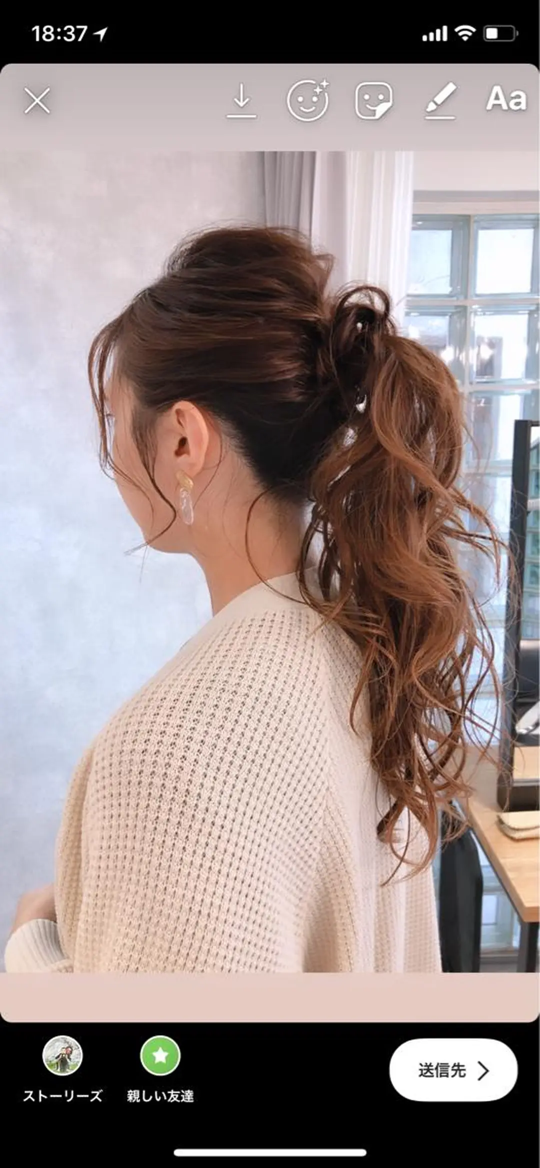 ヘアアレンジ ポニーテール 結婚式・ブライダル 池田 みのりのヘアスタイル