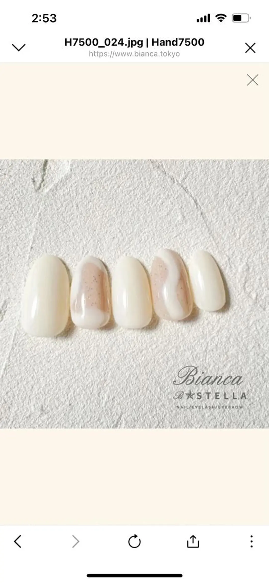 ネイル Bianca TORII🌞のネイルデザイン