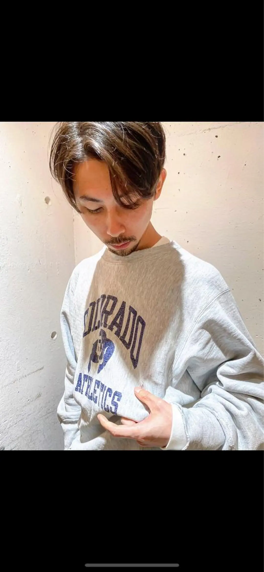 ミディアム メンズ THE DAY所属・AKI HASHIMOTOのヘアスタイル