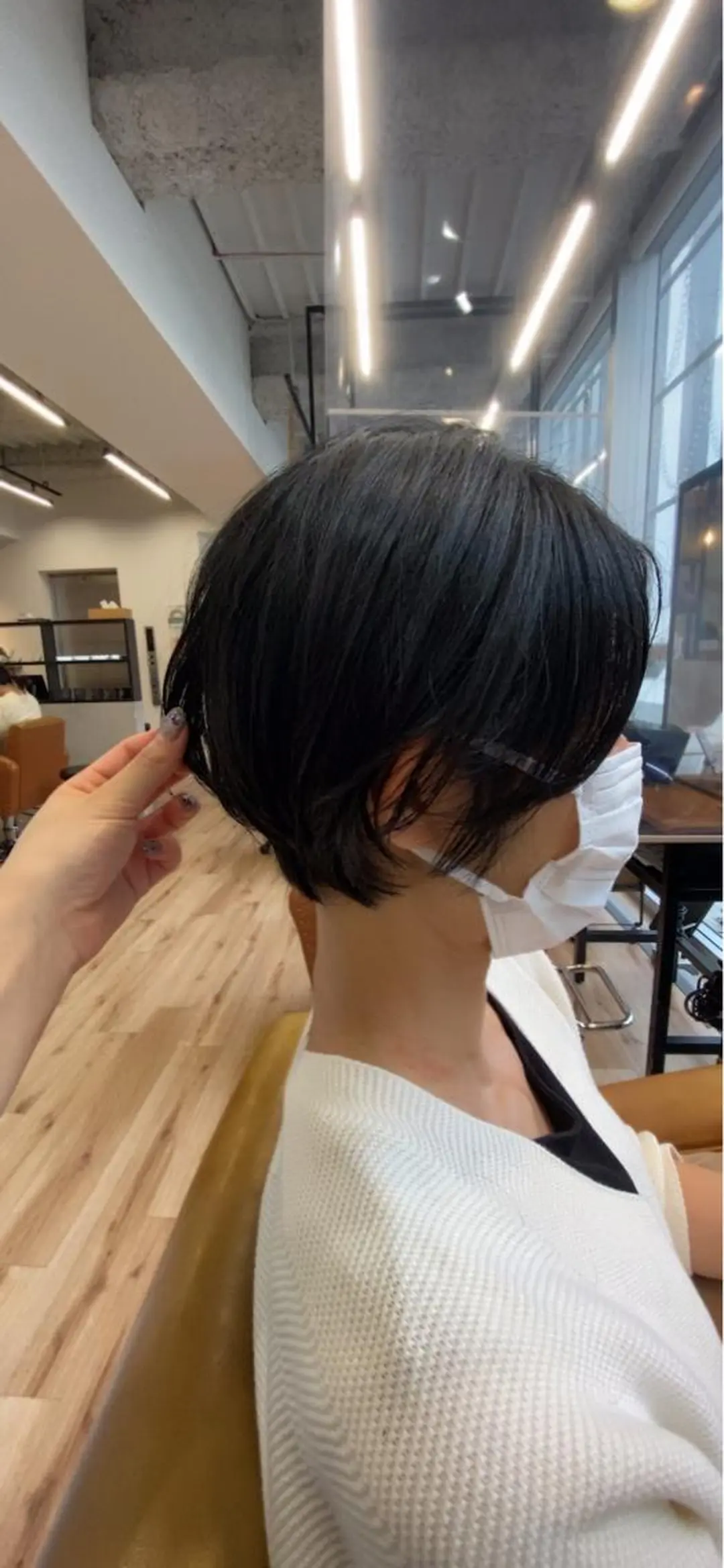 ショート カラー パーマ ヘアアレンジ Riposo.所属・✨似合わせカラー✨ 奈須晴香のヘアスタイル