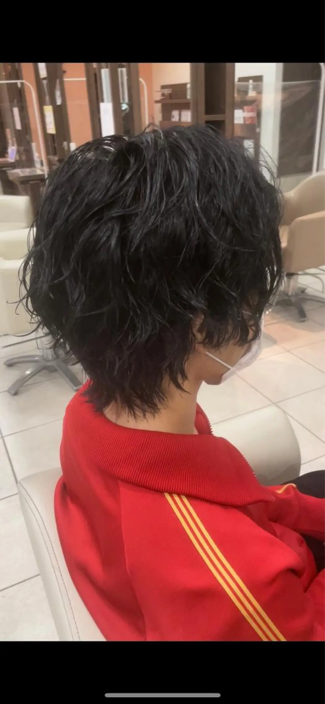 ショート パーマ メンズ メンズウルフカット ウルフカット カット パーマ 大澤　裕貴 【メンズカット】のヘアスタイル