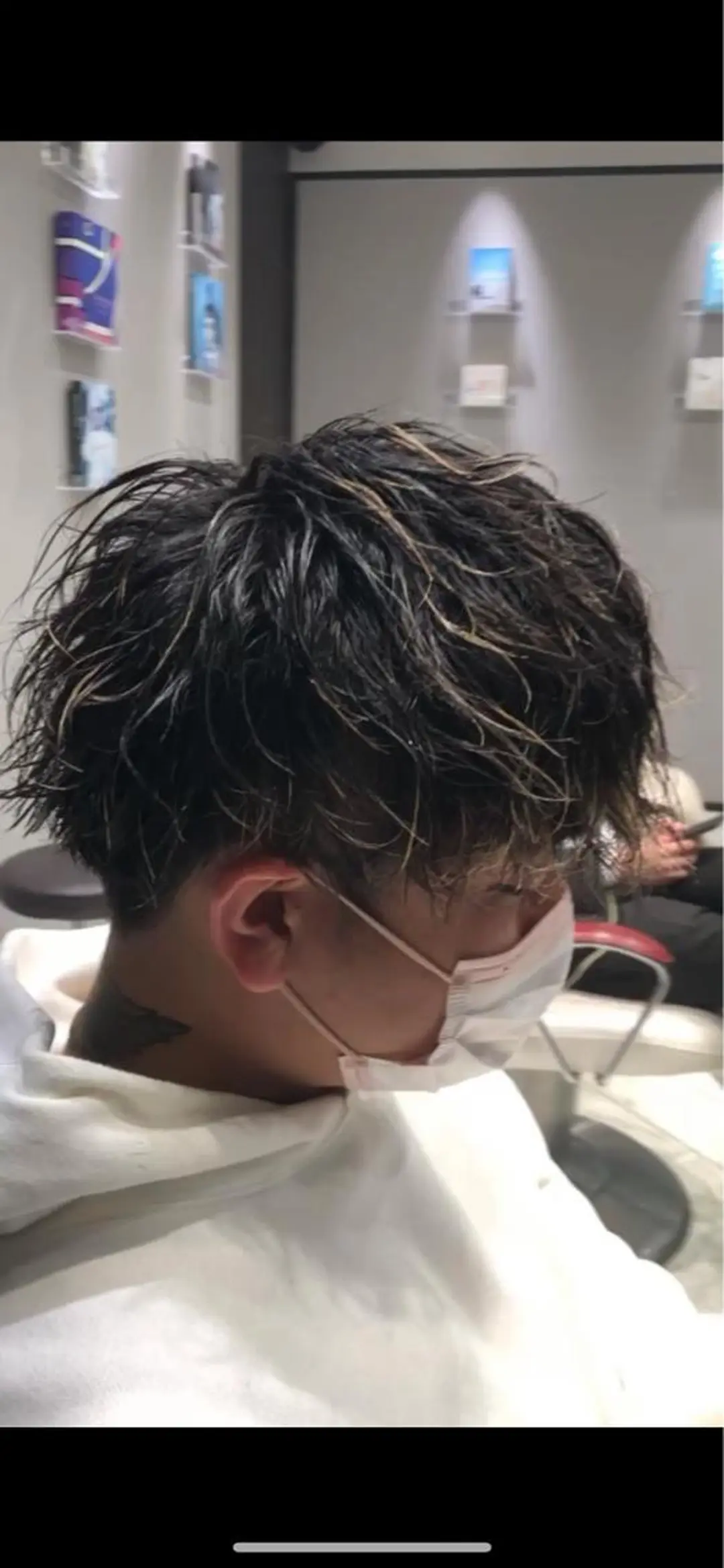 ショート パーマ メンズ カット パーマ ヘッドスパ メンズ専門 米山諒✂️のヘアスタイル
