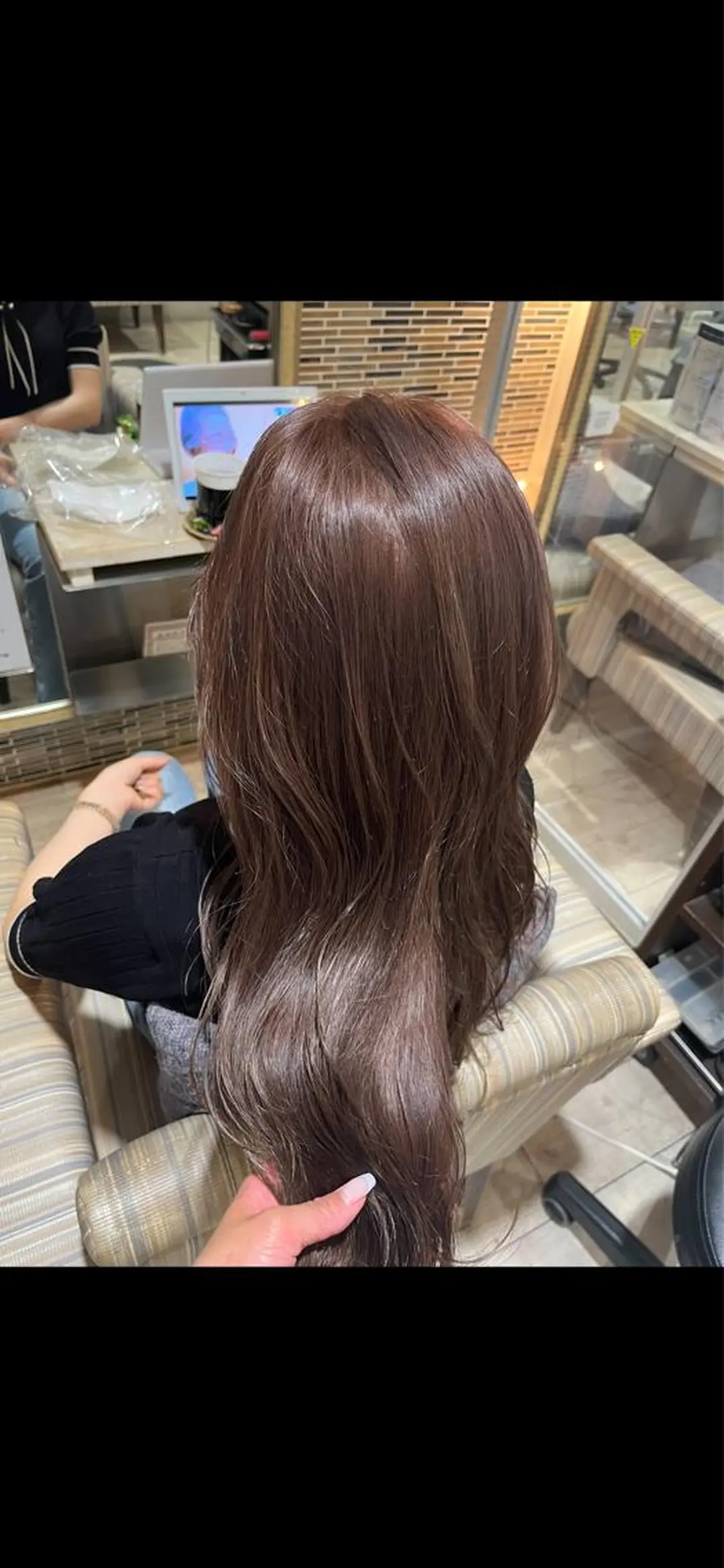 ロング カラー ヘアカラー 友松 世奈のマツエク・マツパデザイン