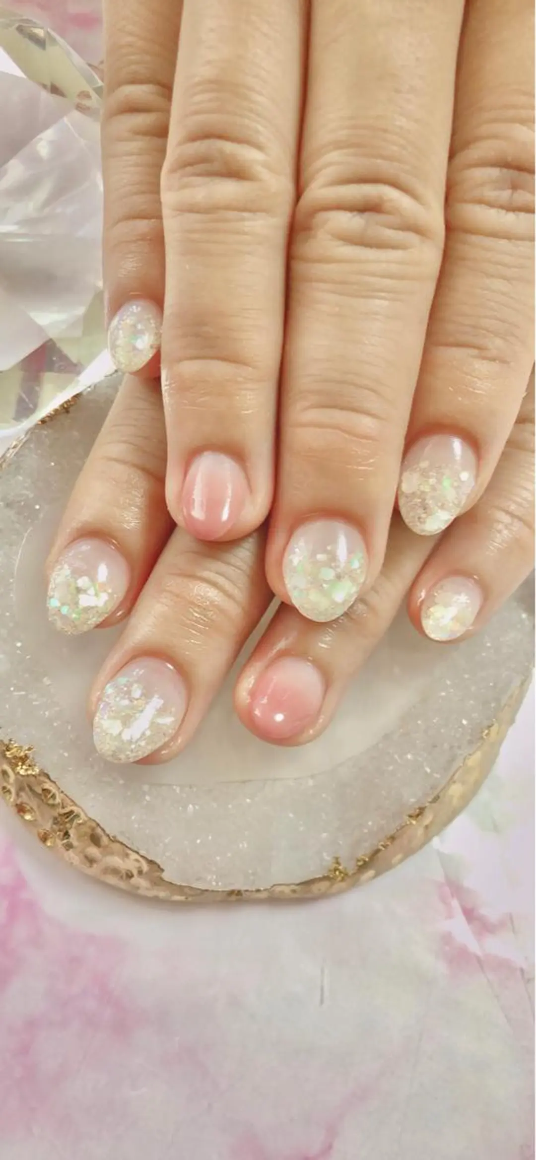 ショート カラー キッズ ネイル マツエク・マツパ ハンドネイル ハンドケア 💎ビューティサロン 湘南 RIRAN💎のネイルデザイン