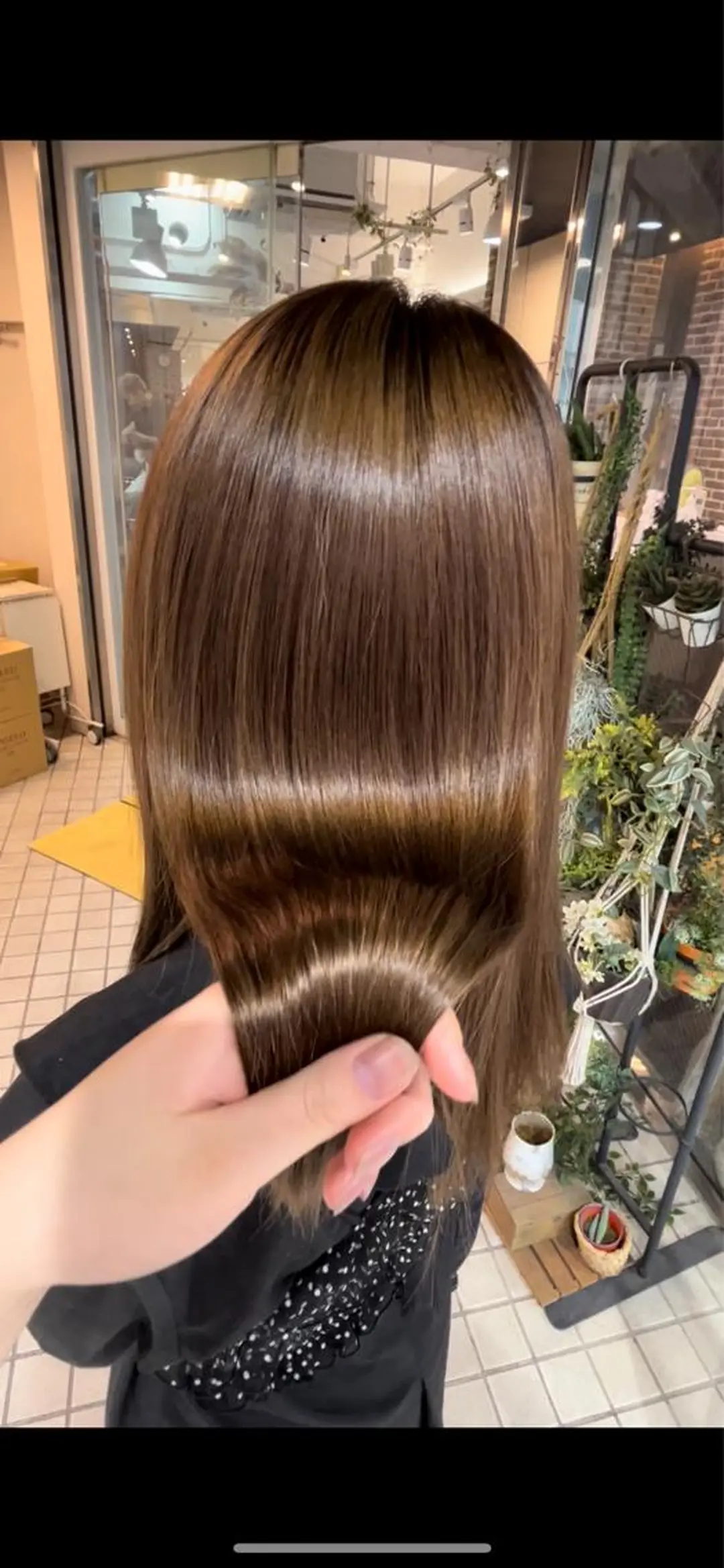 トリートメント 透明感カラー こだわりカットあさみのヘアスタイル