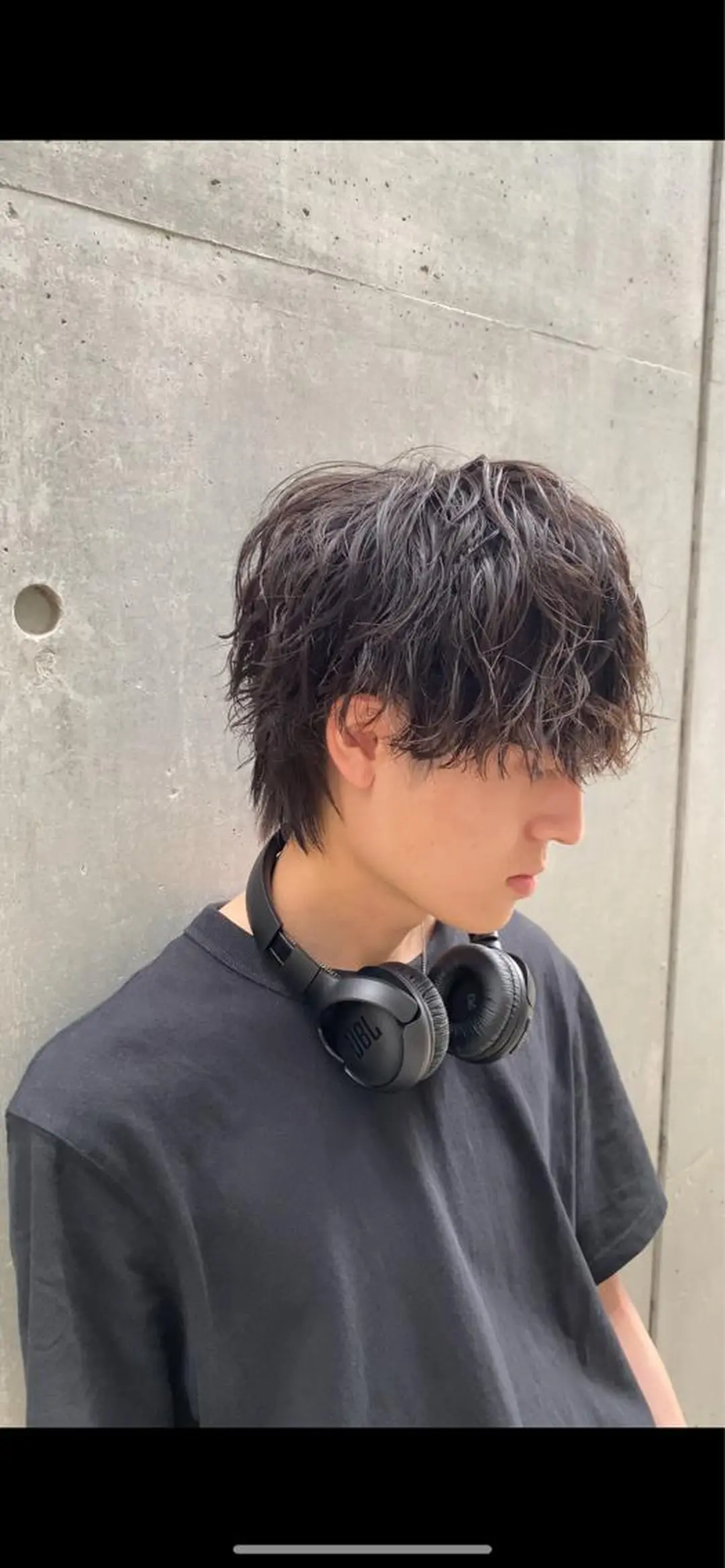 メンズ 透明感ブリーチ/ メンズパーマのヘアスタイル