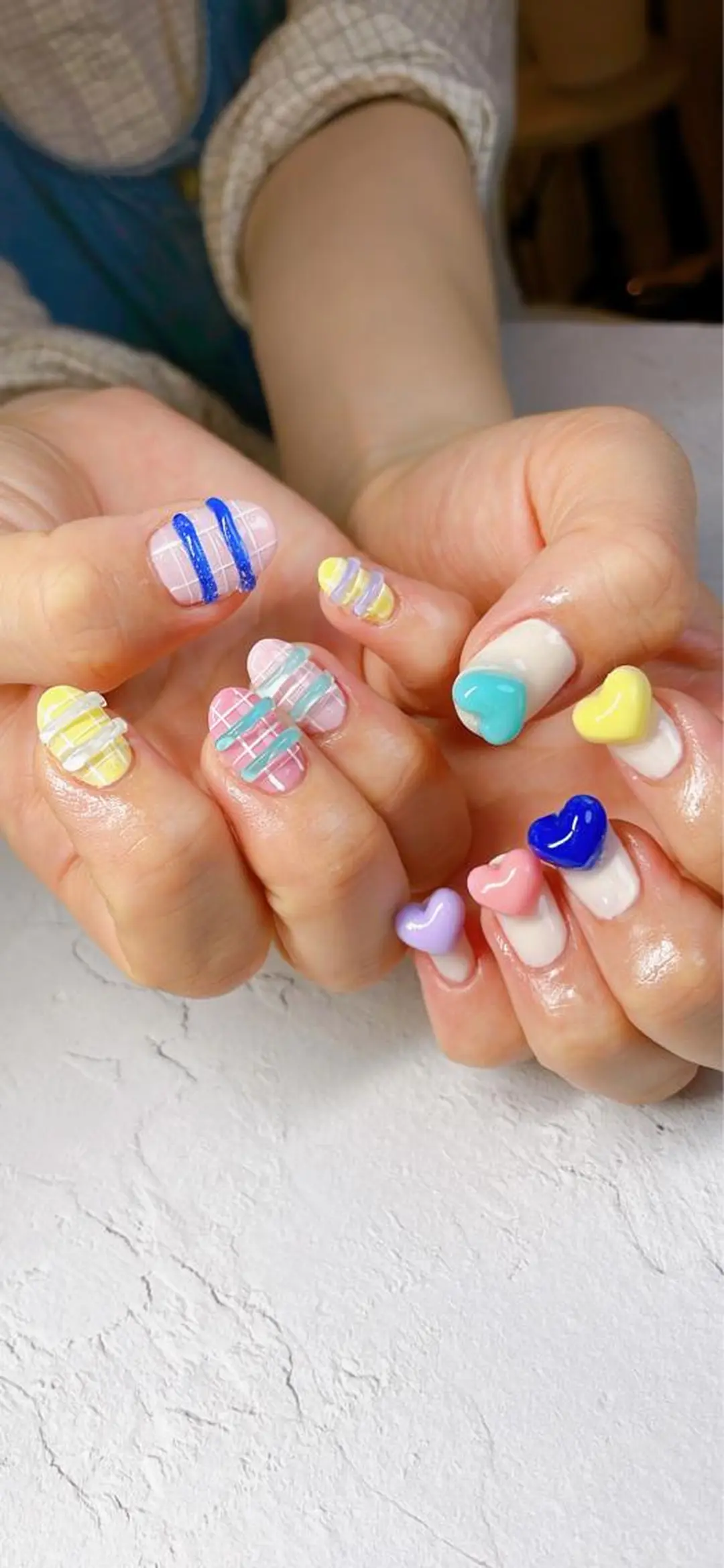 ネイル ハンドネイル LaLa Peach 福岡のマツエク・マツパデザイン