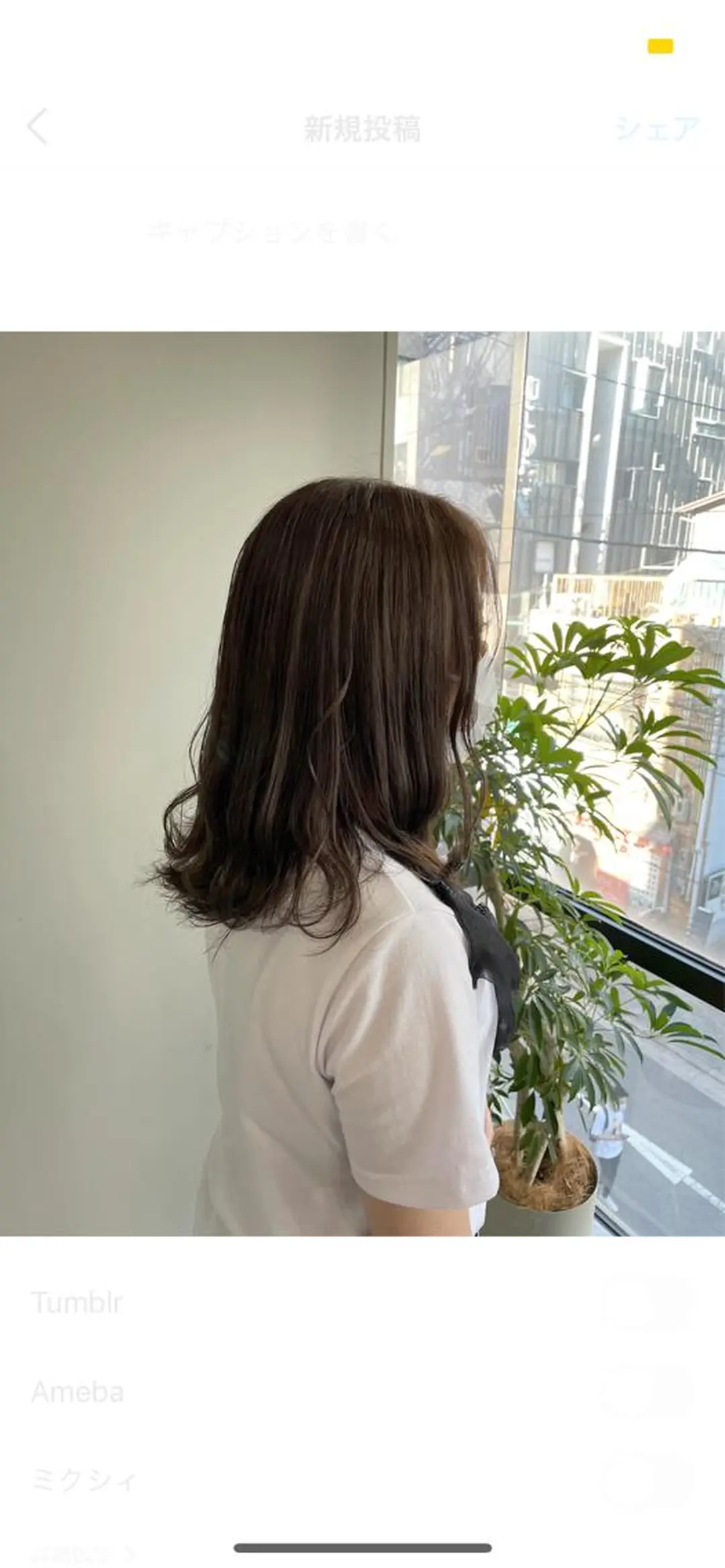 セミロング ヘアカラー soyon心斎橋所属・♡透明感/艶カラー/ M a I ♡のヘアスタイル