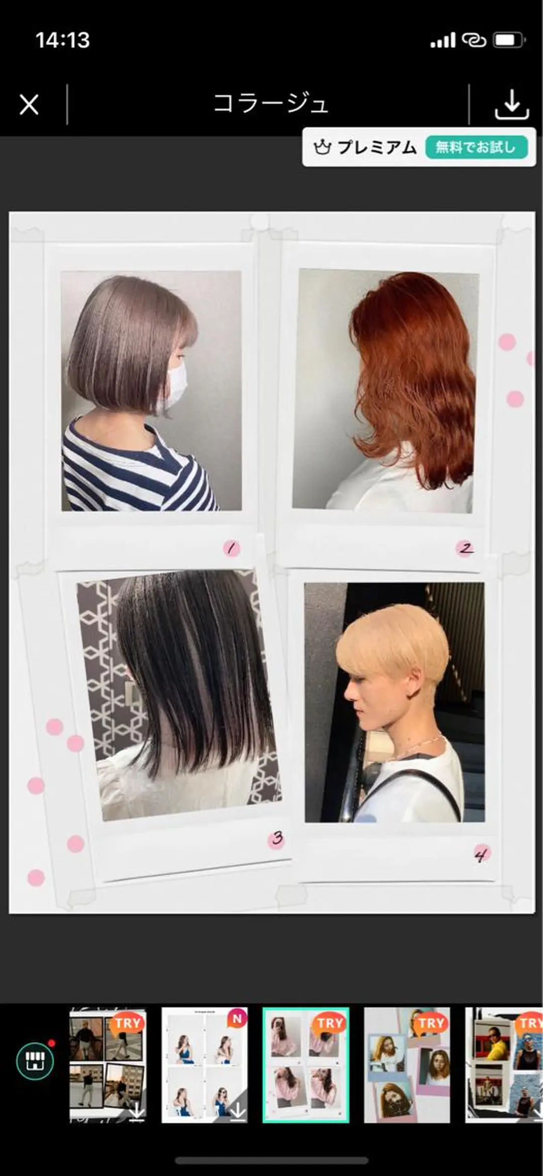 ミディアム KEN TAのヘアスタイル