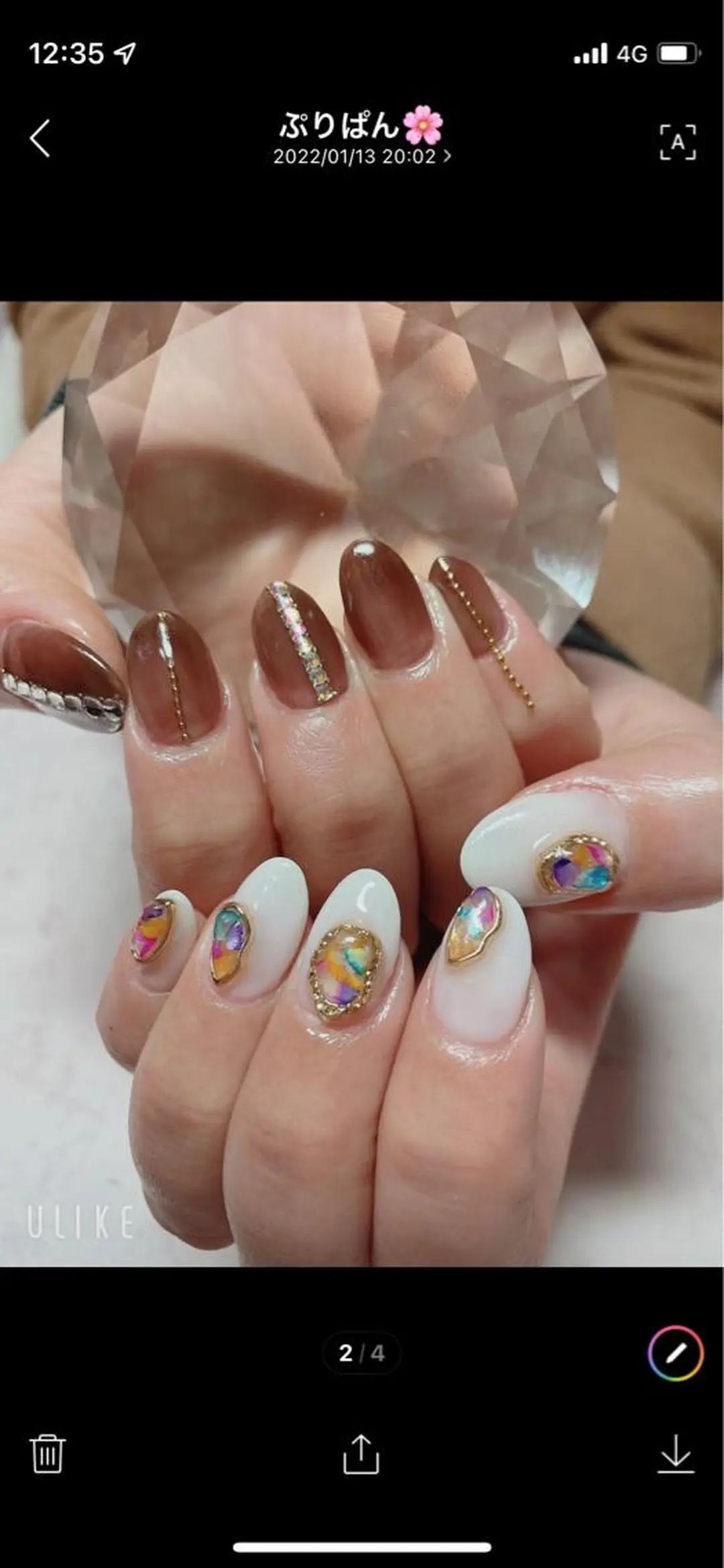 ネイル ハンドネイル ネイルサロンTiara所属・戸倉 千秋のネイルデザイン