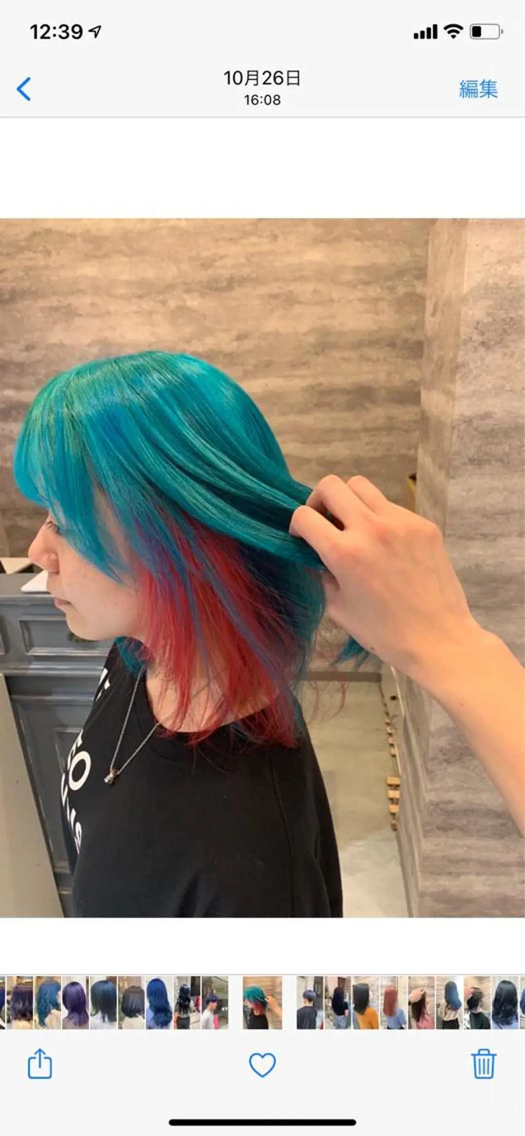 ミディアム カラー 💈Blanco💈 カラー&ケア🌈のヘアスタイル