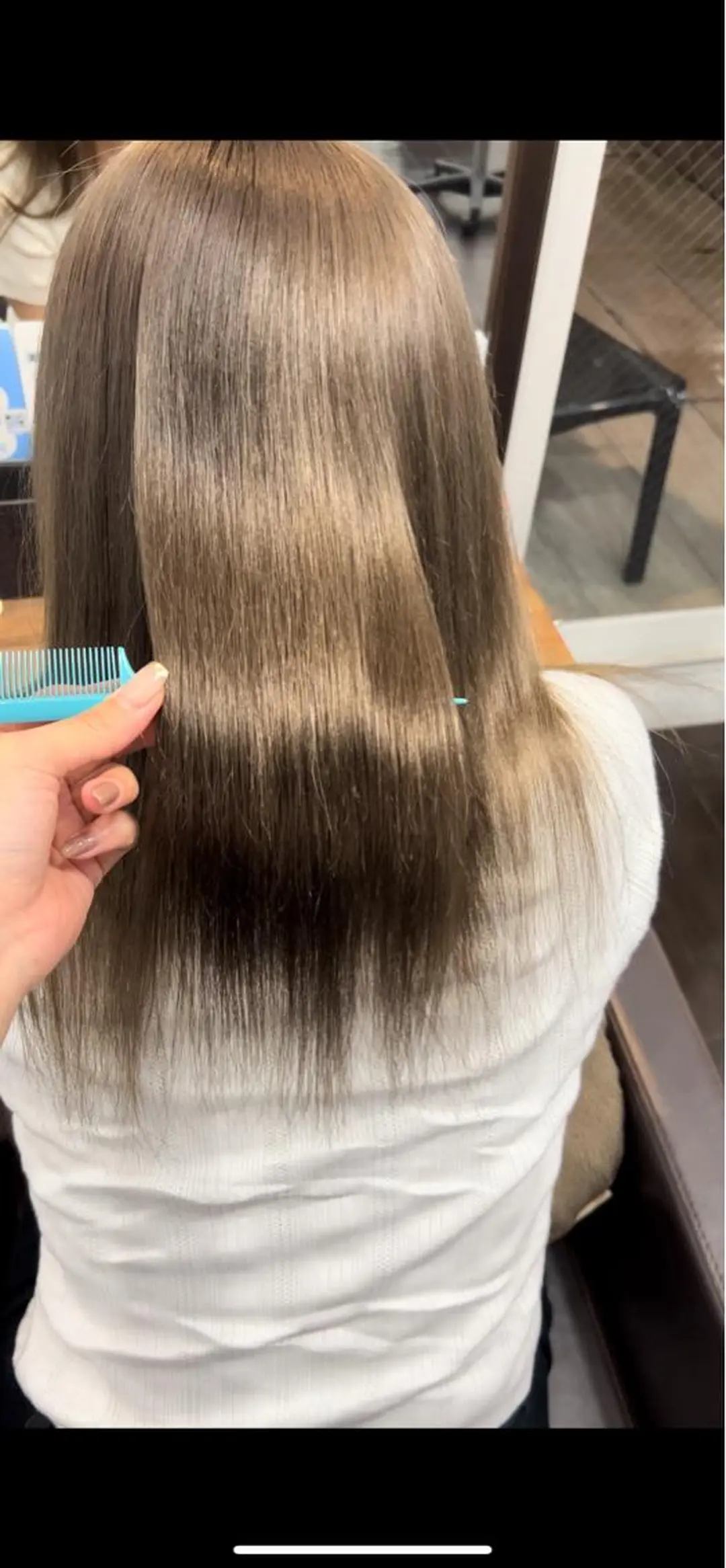 セミロング トリートメント カット ヘアカラー トリートメント 名駅/艶韓国風ヘア miyabiのヘアスタイル