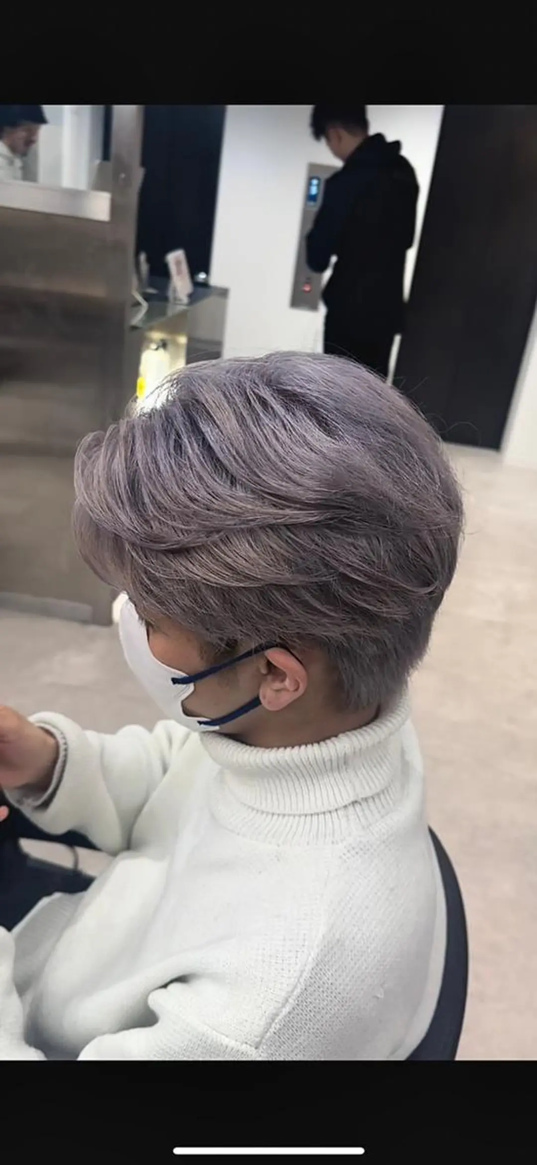 メンズ トリートメント フェザー🐺韓国 スタイル🇰🇷友輔のヘアスタイル