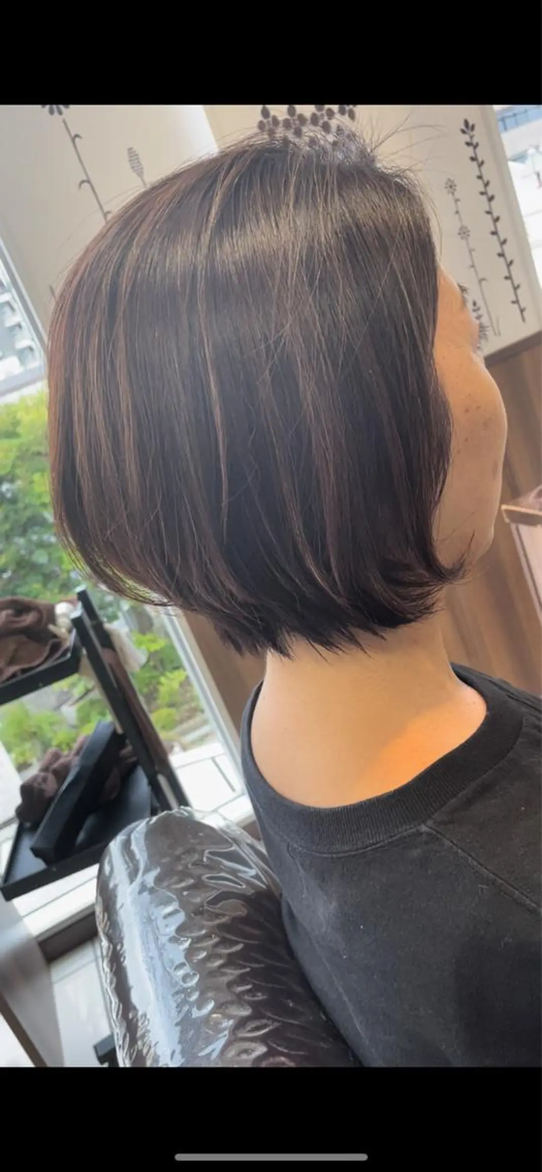 ショート カラー ショートボブ 丸みショート ボブ ショートヘア トリートメント カット ヘアカラー トリートメント 福見 美保のヘアスタイル