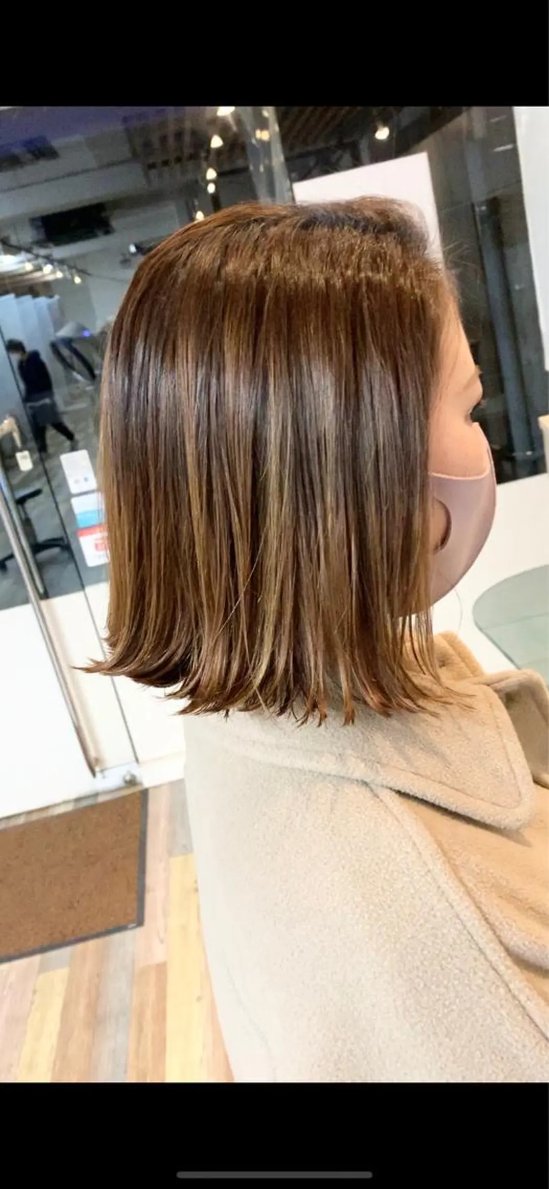 ショート パーマ zina 流山おおたかの森所属・髪質改善×地毛風 ストレートで美髪◎のヘアスタイル