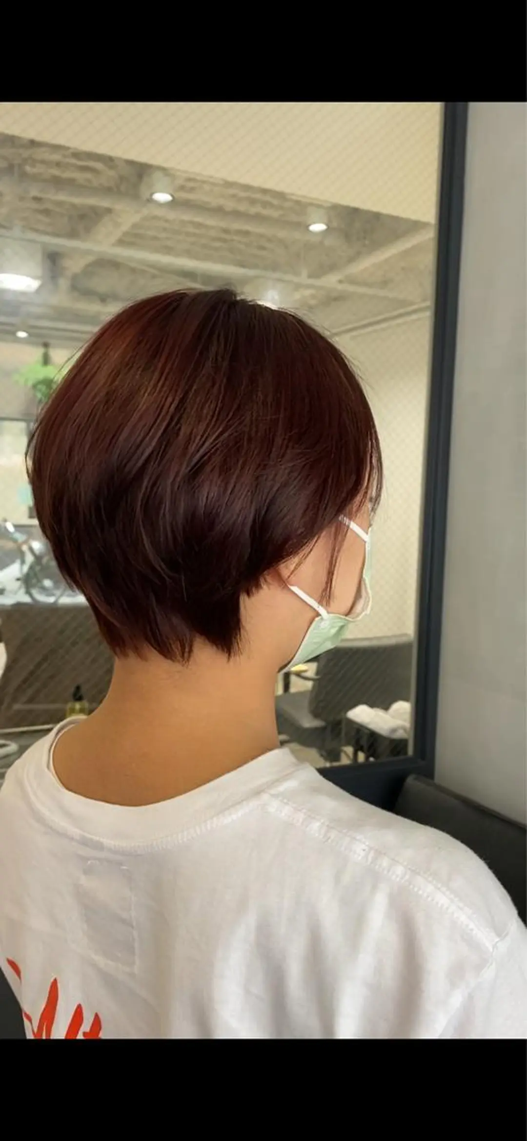 ショート ショートヘア カット ヘアカラー 田村 りなのヘアスタイル