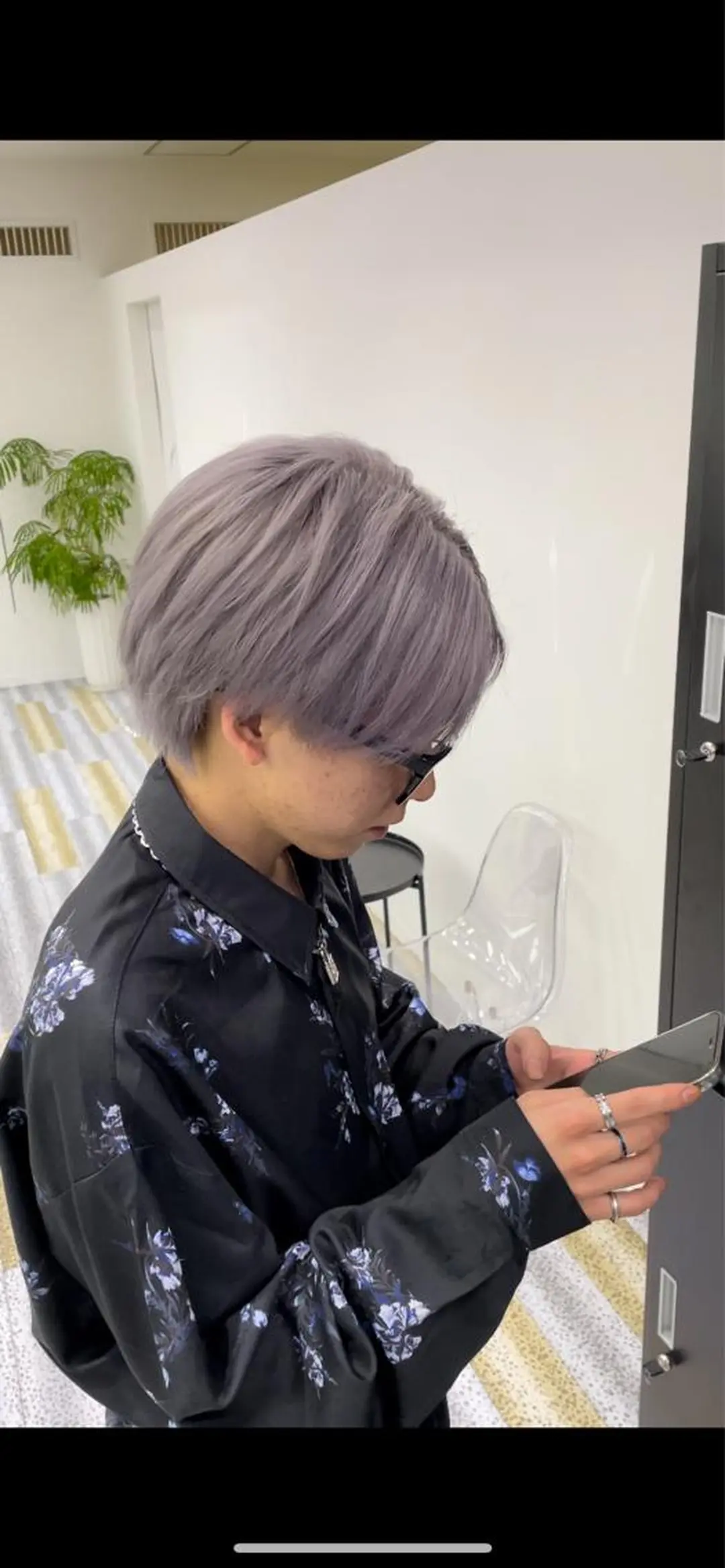 ショート カラー メンズ カット ヘアカラー 【メンズ特化】岩瀬 武【メンズパーマ】のヘアスタイル