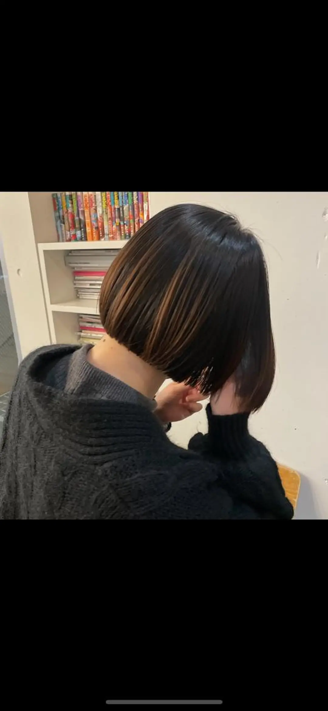 ショート ヘアアレンジ ボブ ショートヘア fifth所属・センターパート／マッ シュ／パーマ　あさみのヘアスタイル