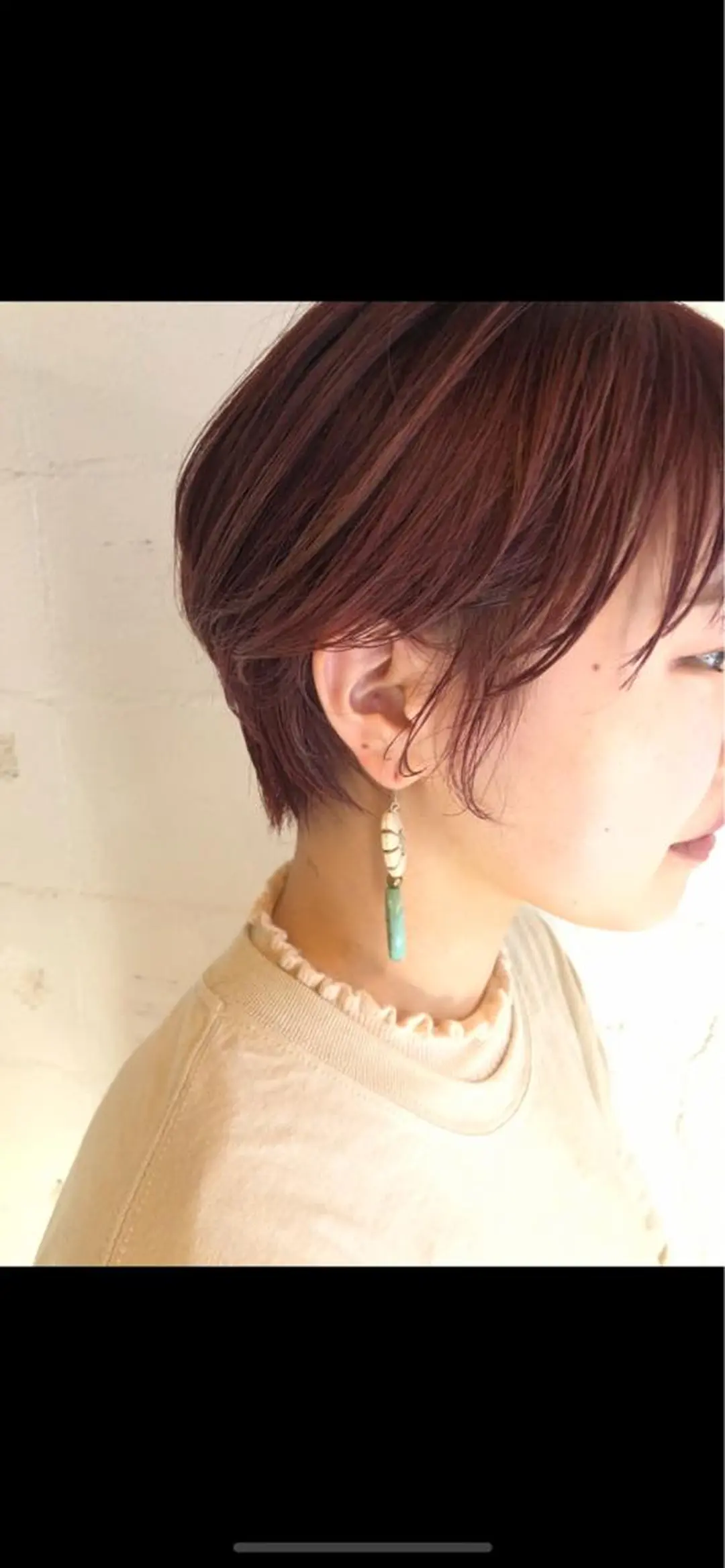 ショート カラー ハイトーンカラー ショートヘア カット ヘアカラー トリートメント ショートカット🍃 岡元瑞貴のヘアスタイル
