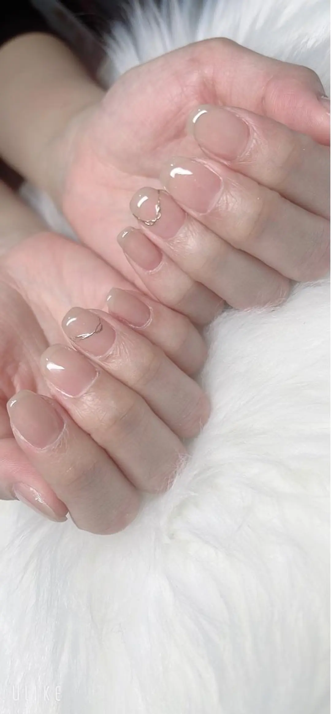 ミディアム ネイル オフィスネイル シンプルネイル ハンドネイル フットネイル Collection Nailsaronのネイルデザイン