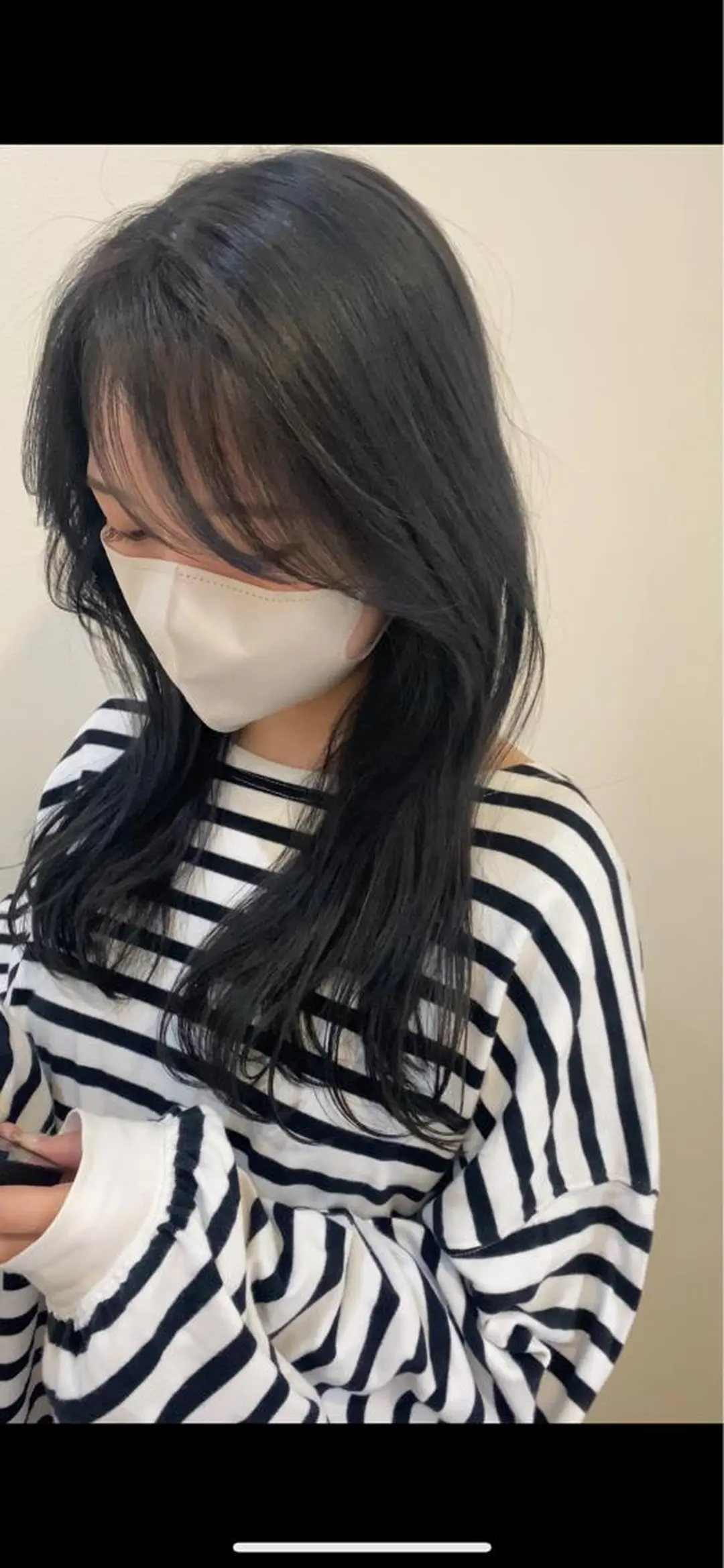 ロング 似合わせ顔まわりカッ ト🩶瀧本美咲のヘアスタイル
