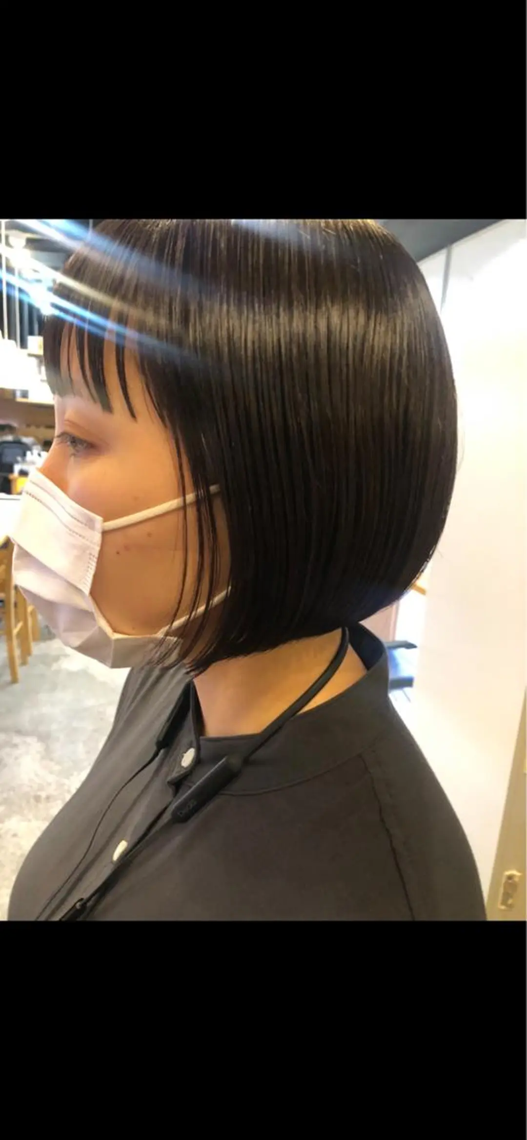 ショート カラー ボブ カット ヘアカラー トリートメント ショートカット🍃 岡元瑞貴のヘアスタイル