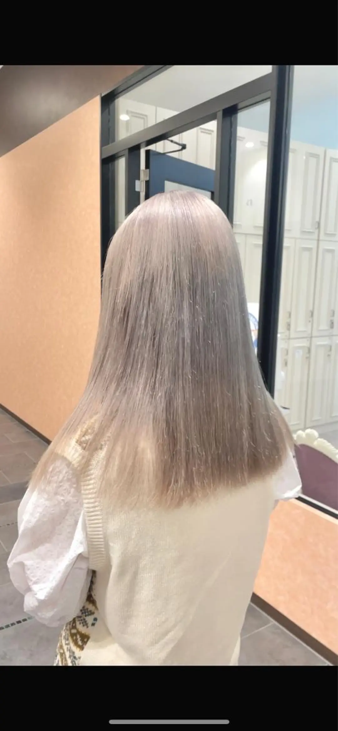 セミロング カラー ダブルカラー 韓国風カラー 韓国風ヘア La Blessグランサロン梅田店所属・梅田美容室/ブリーチ なし/レイヤーカットのヘアスタイル