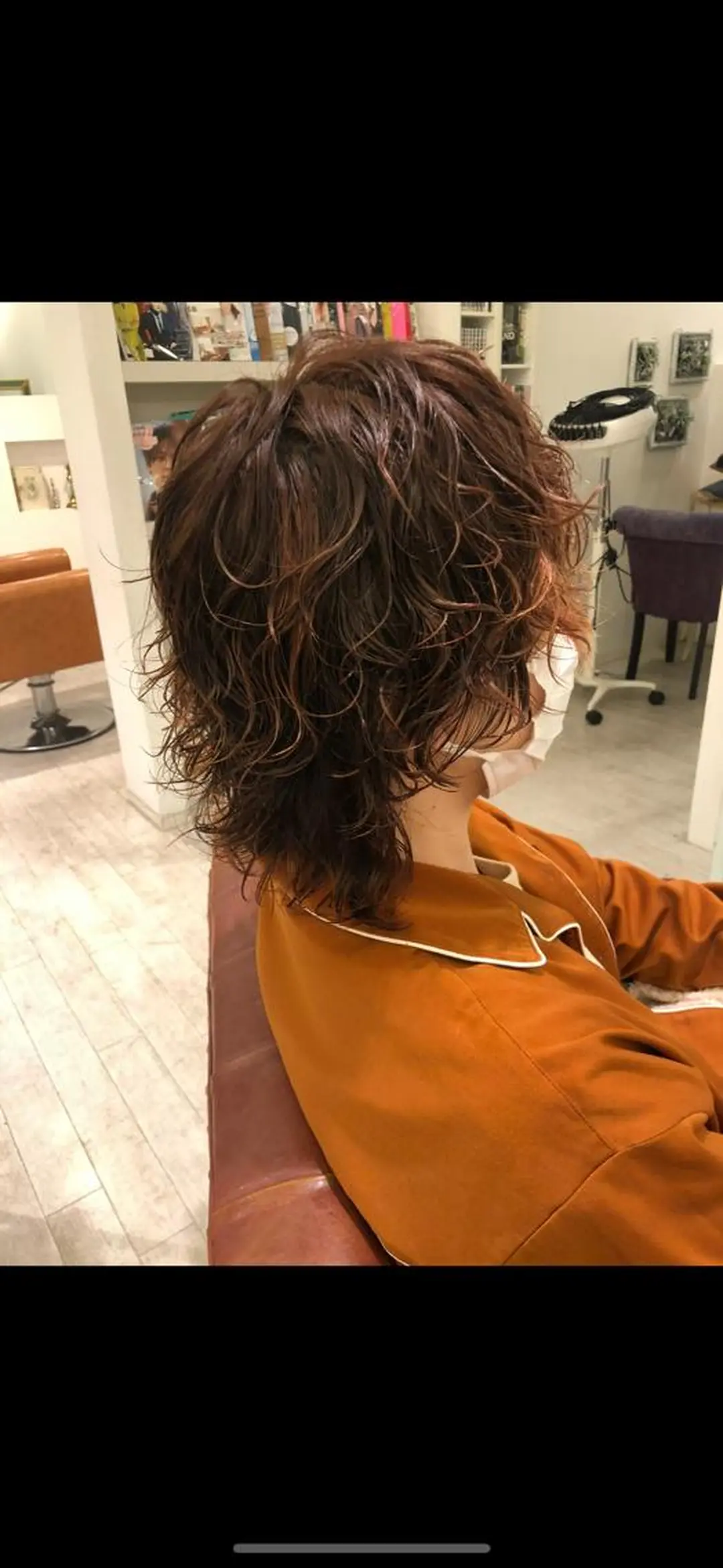 パーマ メンズ メンズパーマ メンズウルフカット ウルフカット スパイラルパーマ Lita（リタ）所属・十希羽 / Litaのヘアスタイル