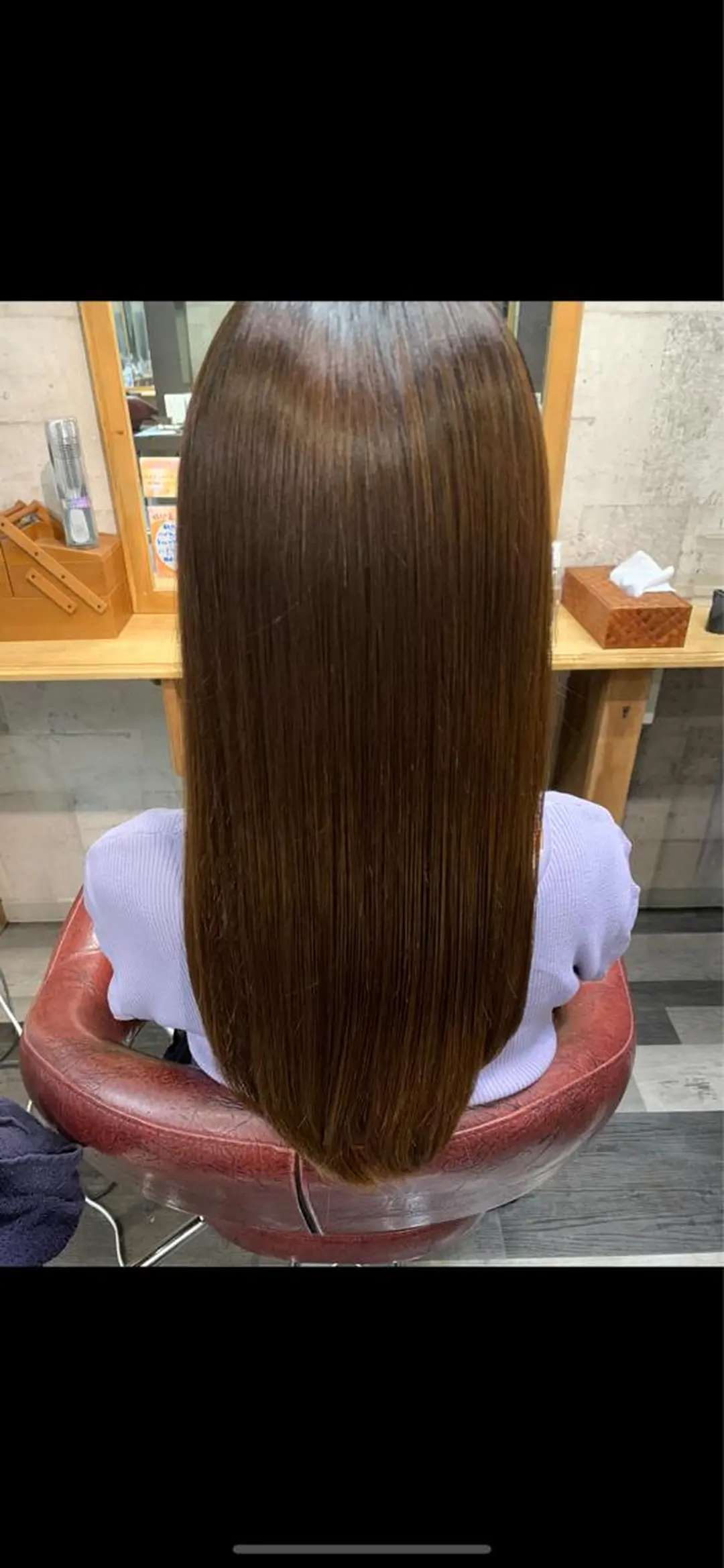 セミロング カット 縮毛矯正 ヘアリゾートA i 秋葉原店のヘアスタイル