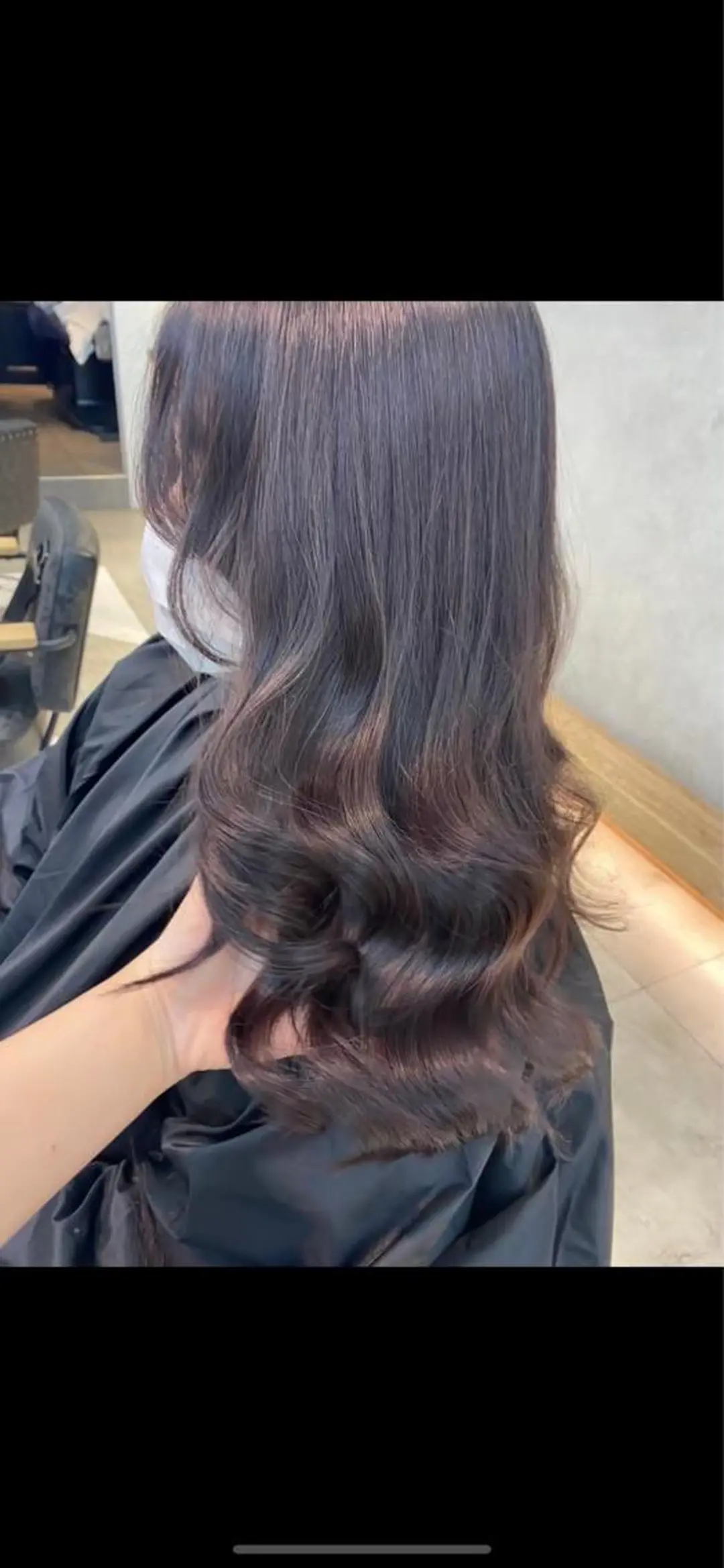 ロング カラー ベージュカラー 黒髪 ブリーチ ブルーカラー ブルーブラック ヘアカラー 酸性ストレート 🤍🎀honokaのヘアスタイル