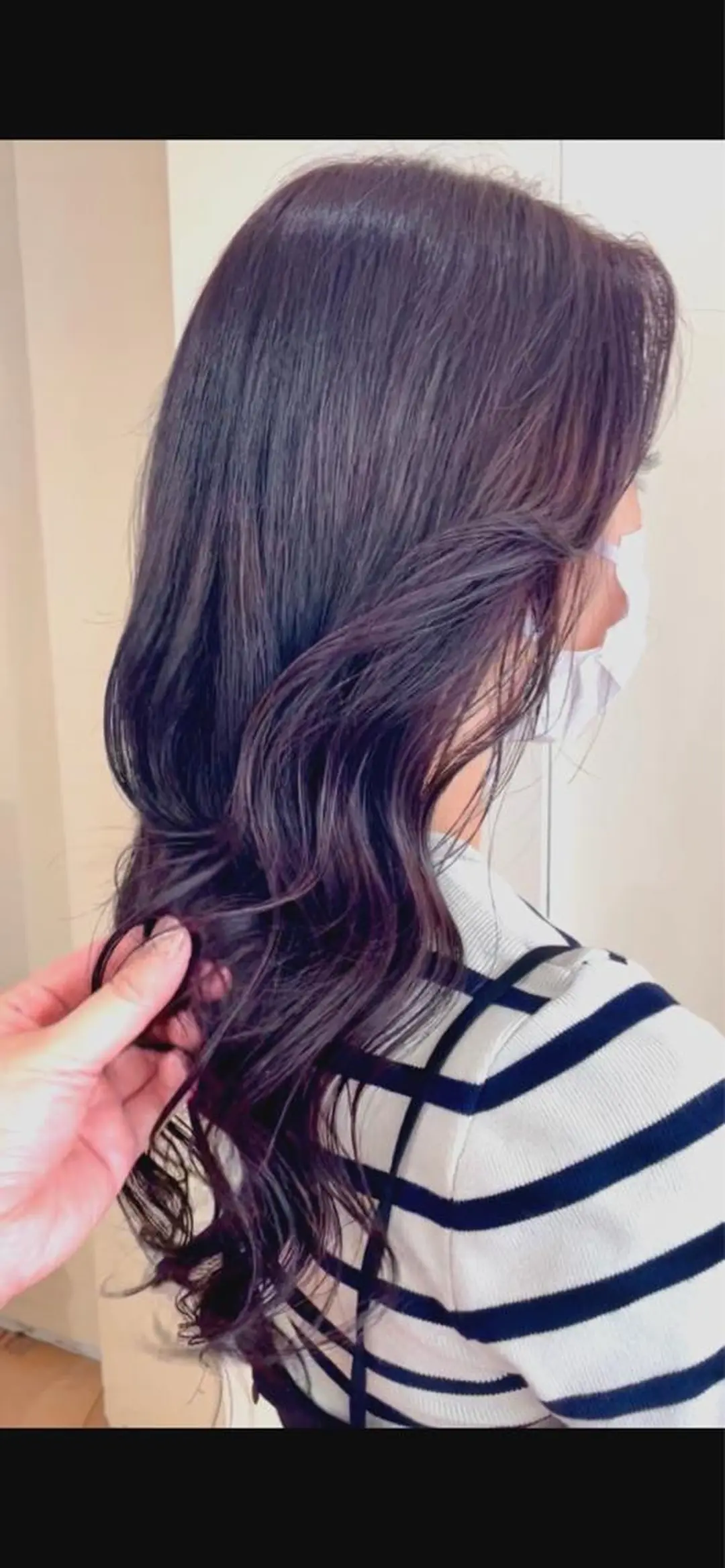 ロング カラー パープルカラー 🦋透明感 艶カラー Rie🦋のヘアスタイル