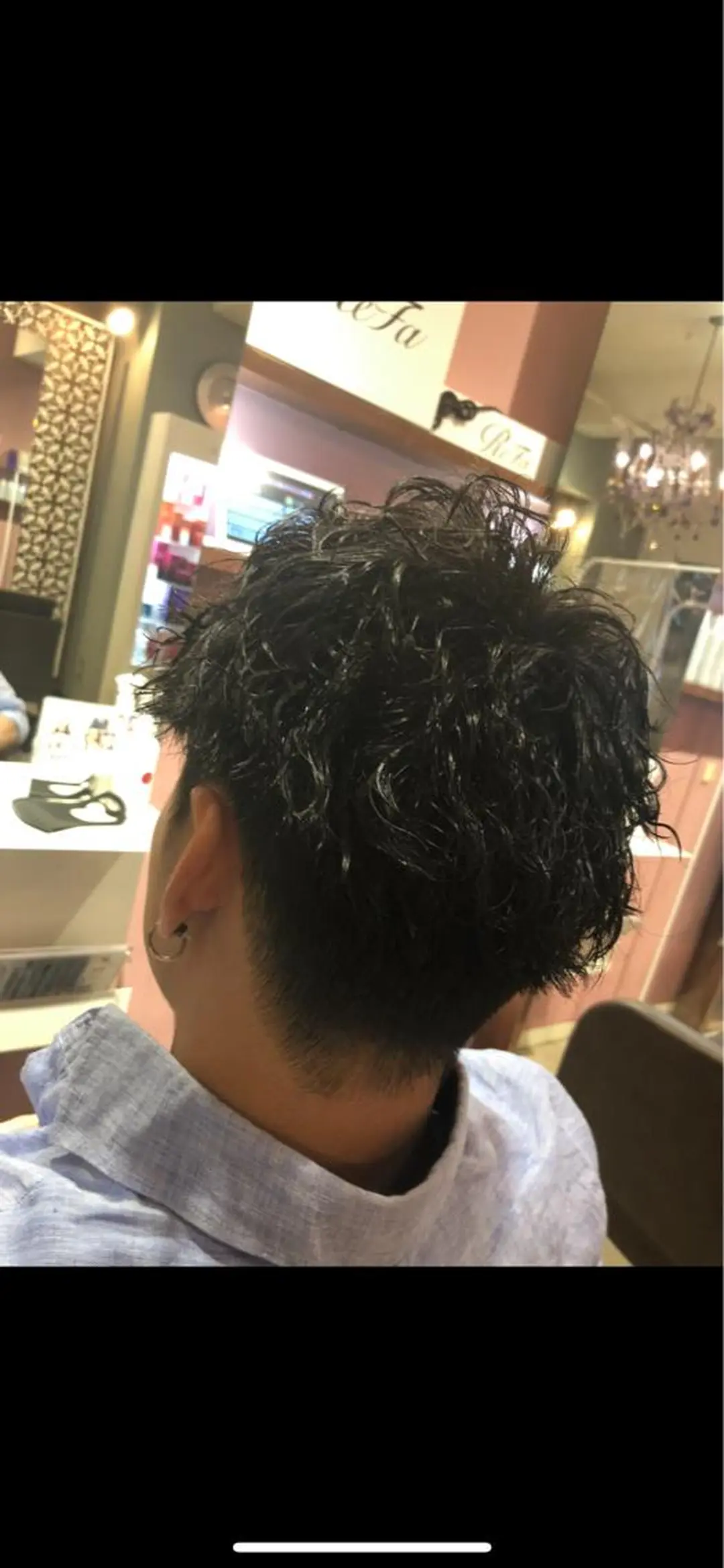 パーマ メンズ カット パーマ 友松 世奈のマツエク・マツパデザイン