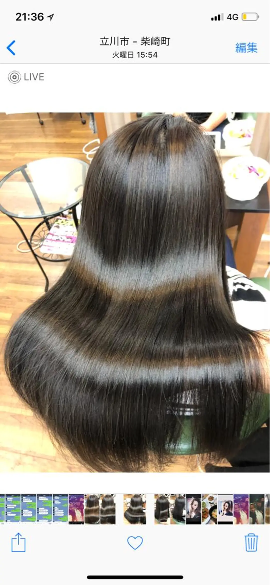 ロング カラー PALETTE(パレット)所属・SHIORI💜艶々 柔らかカラーへ💜のヘアスタイル