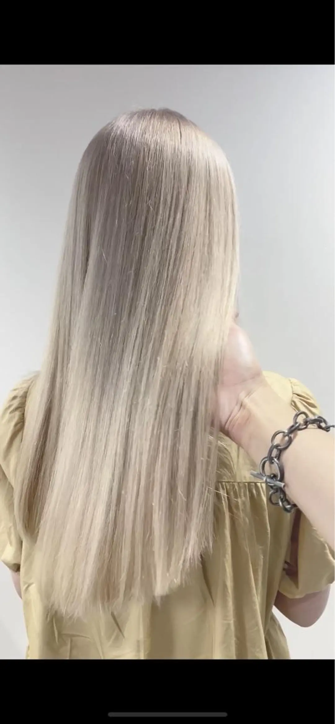 ミディアム カラー カット ヘアカラー トリートメント ハイトーン特化サロン 代表　中谷蓮のヘアスタイル