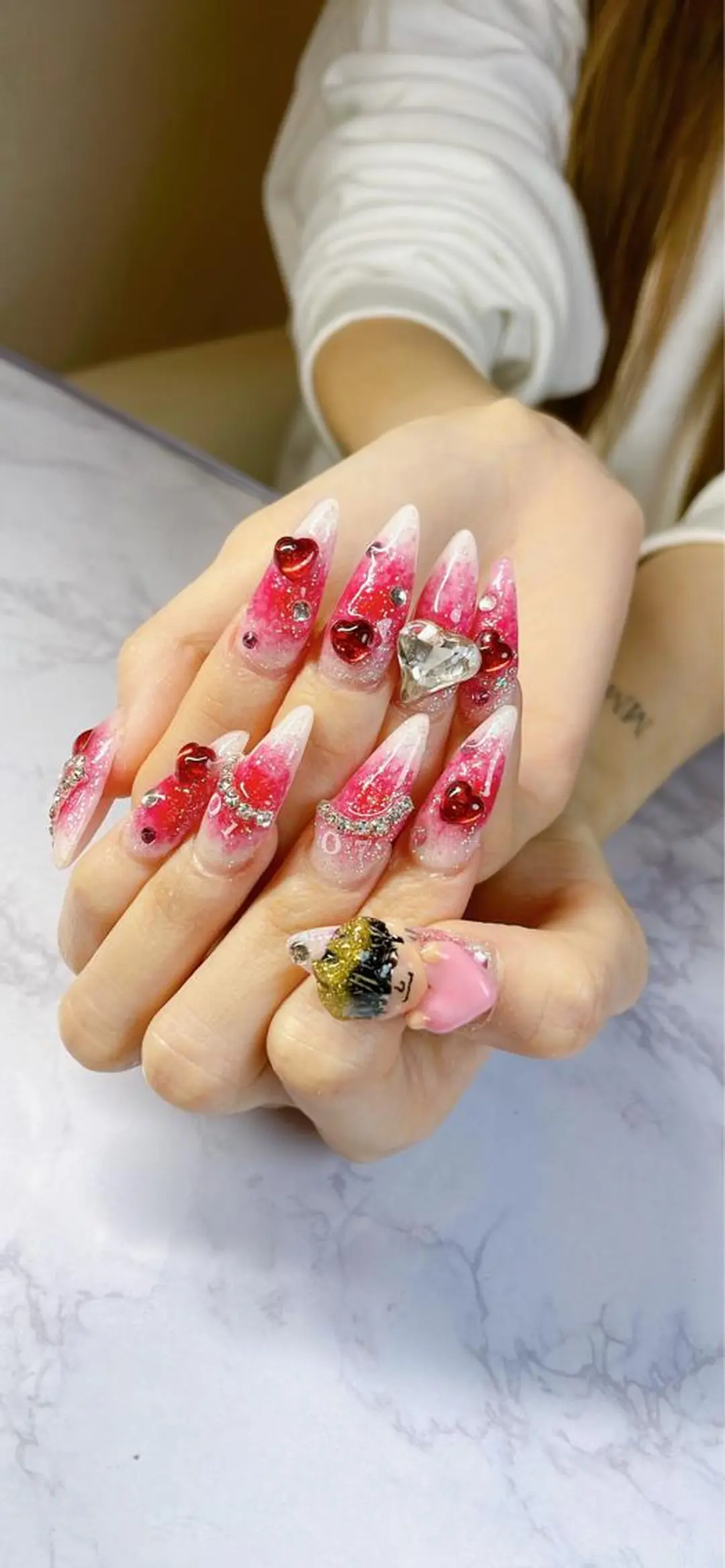 ネイル アートネイル ハンドネイル LaLa Peach 福岡のマツエク・マツパデザイン