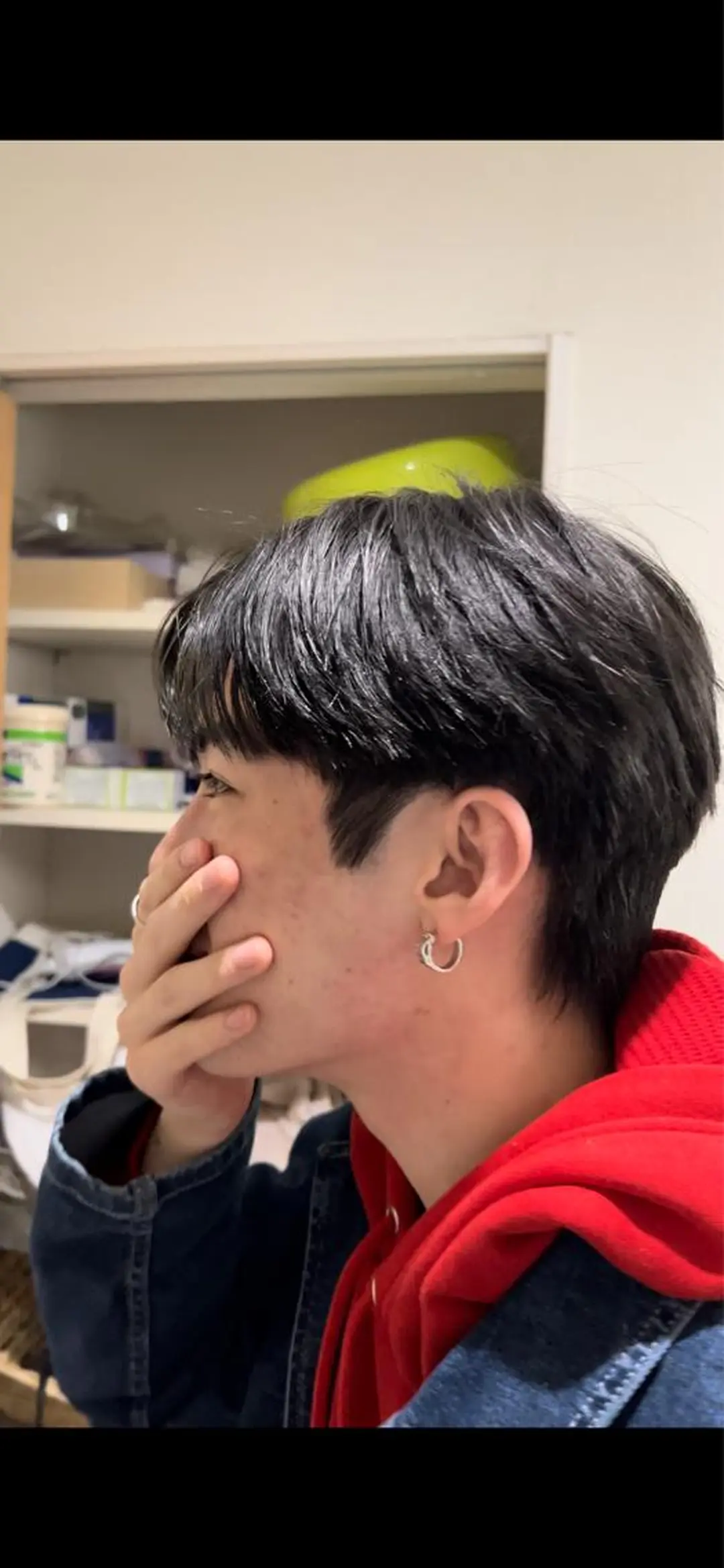 ショート メンズ センターパート カット ✨️モデル募集中✨️ 上野/神谷 冬桜弥のヘアスタイル