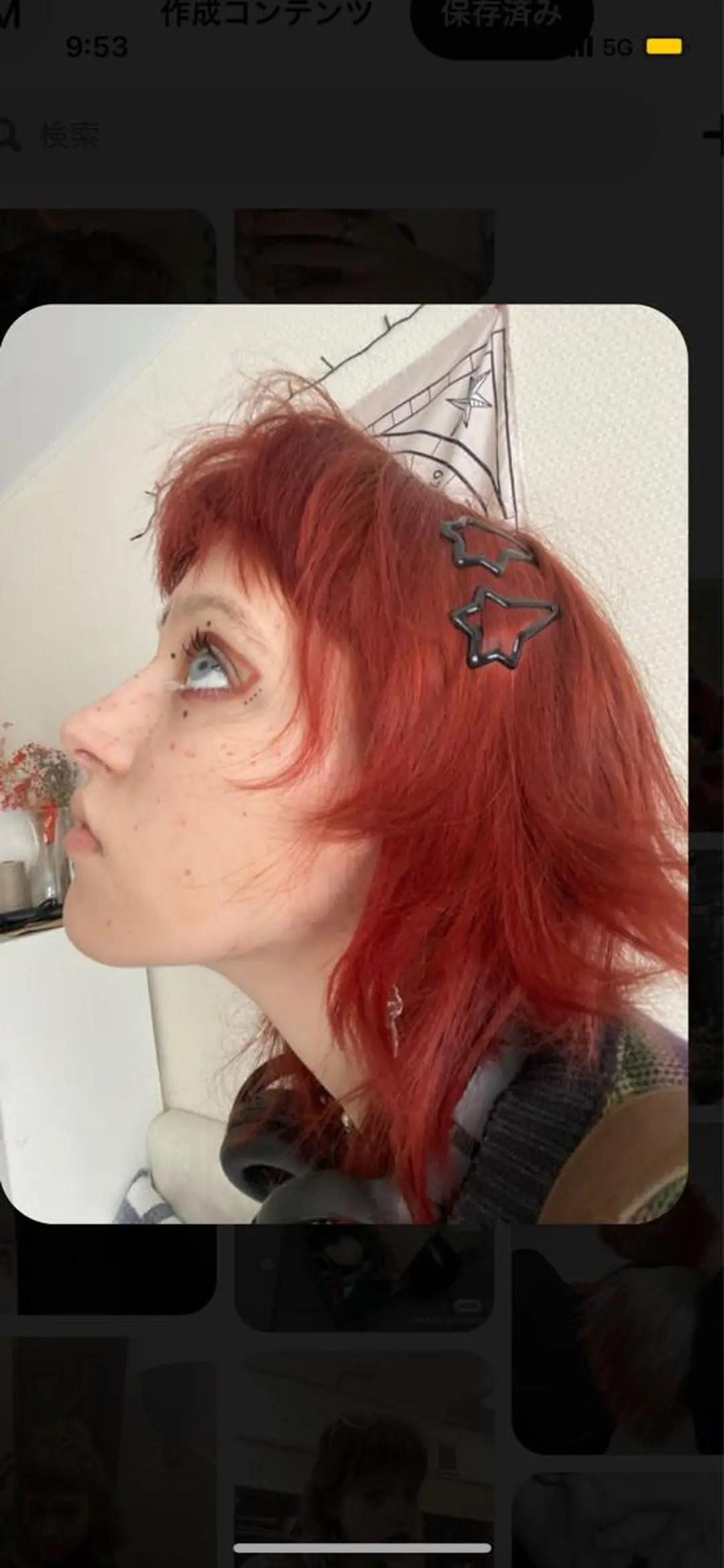ミディアム カラー ミストバング ベージュカラー ブリーチ ブラウンカラー デザインカラー ヘアカラー トリートメント MIU/ルーツカラー ボブ/顔周りレイヤーのヘアスタイル